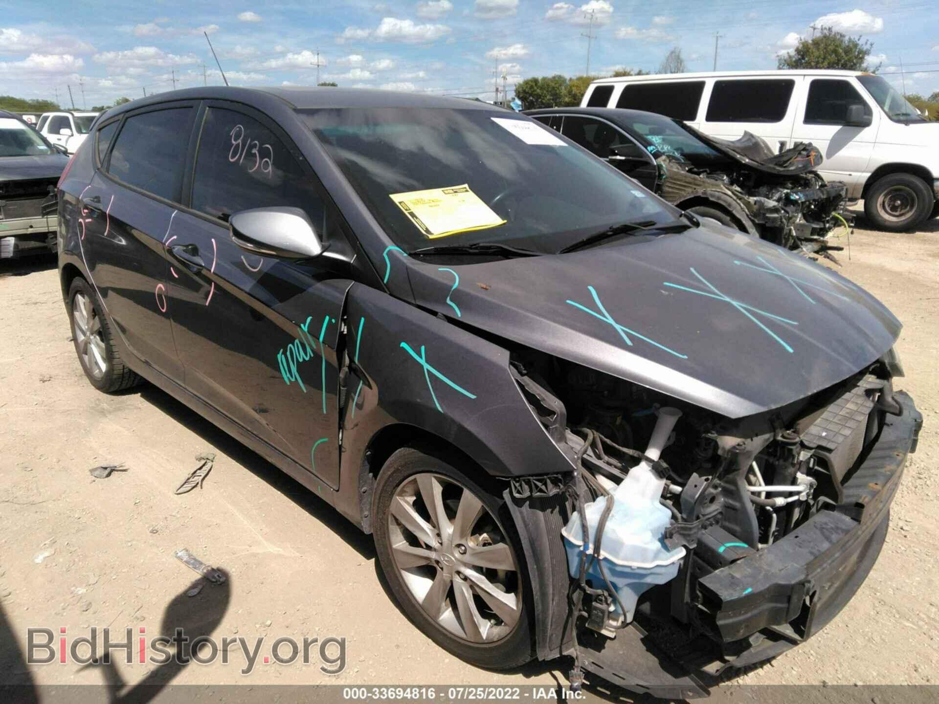 Photo KMHCU5AE3EU188727 - HYUNDAI ACCENT 2014