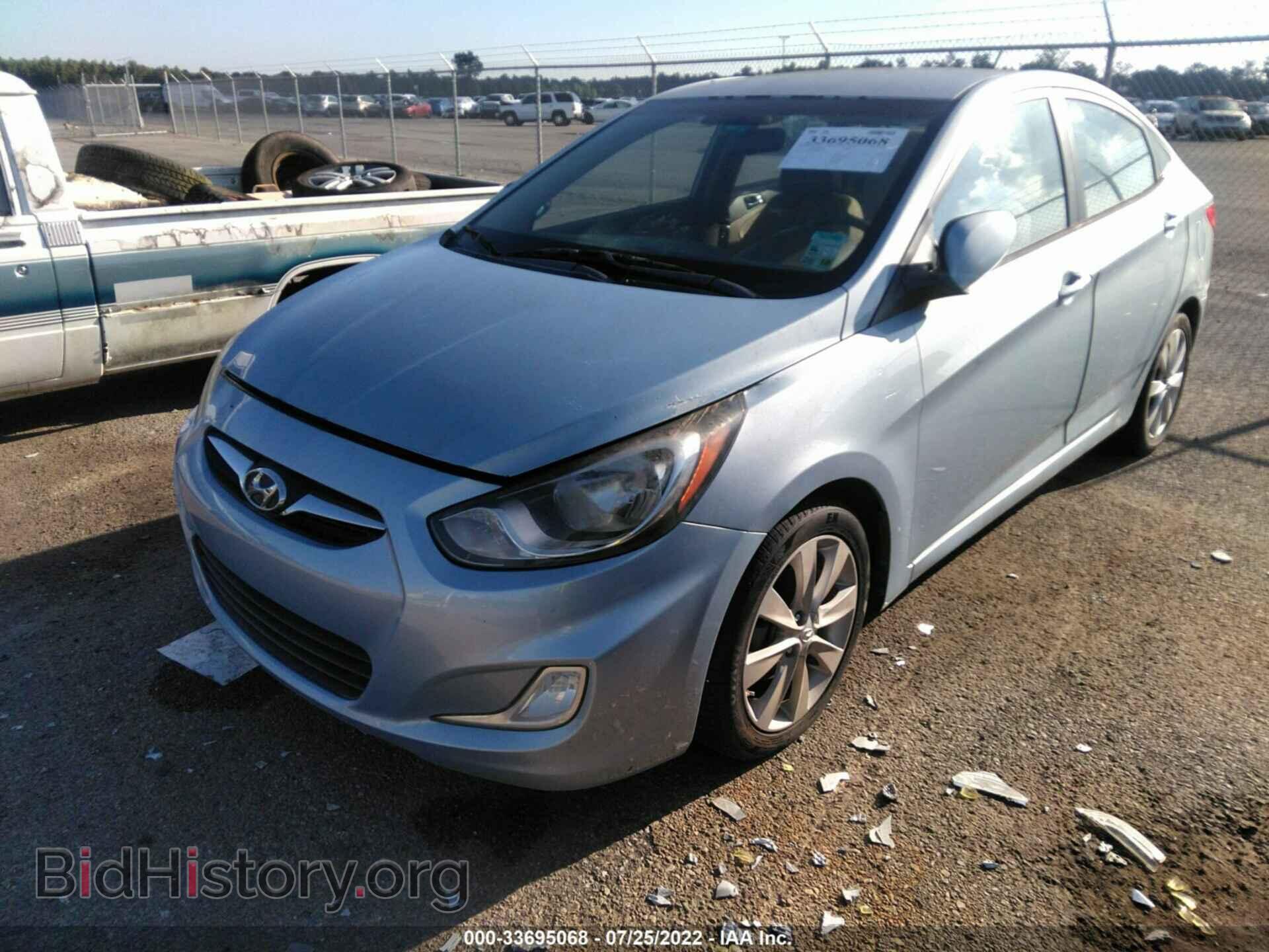 2012 HYUNDAI ACCENT - VIN: KMHCU4AE1CU057335 - Фото 2