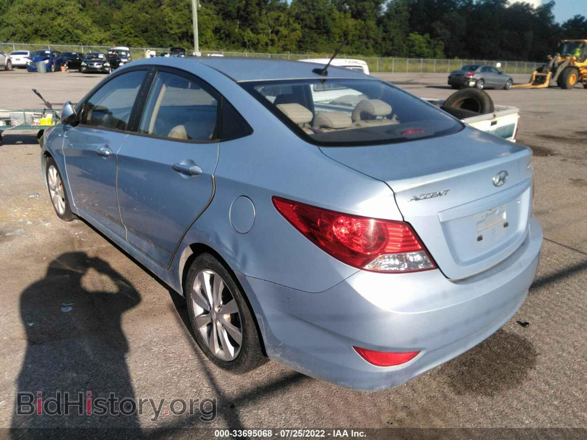 2012 HYUNDAI ACCENT - VIN: KMHCU4AE1CU057335 - Фото 3