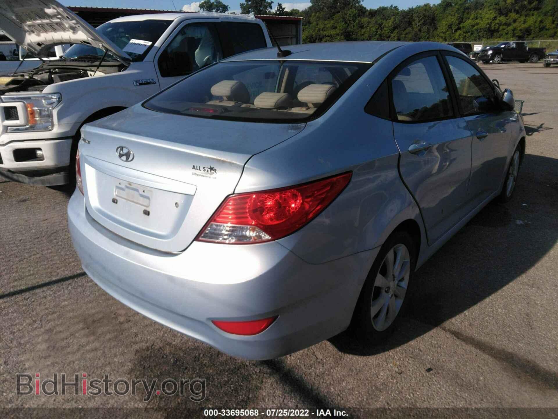 2012 HYUNDAI ACCENT - VIN: KMHCU4AE1CU057335 - Фото 4