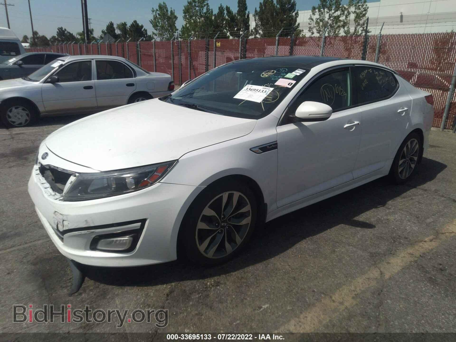 2015 KIA OPTIMA - VIN: 5XXGR4A60FG384934 - Фото 2