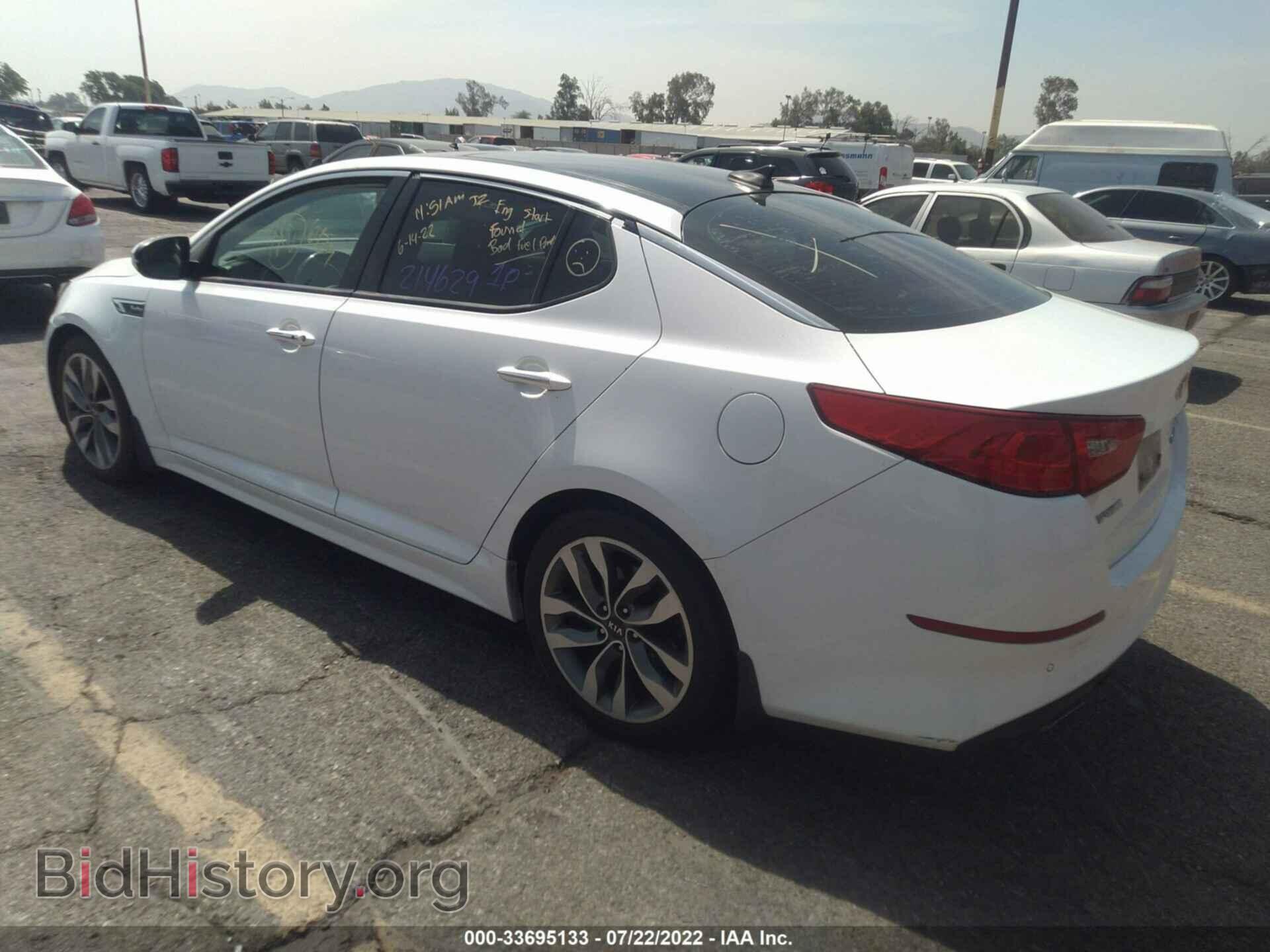 2015 KIA OPTIMA - VIN: 5XXGR4A60FG384934 - Фото 3