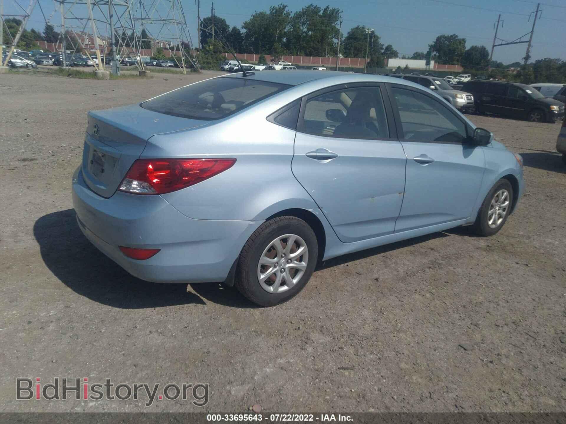 2014 HYUNDAI ACCENT - VIN: KMHCT4AE8E4729901 - Фото 4