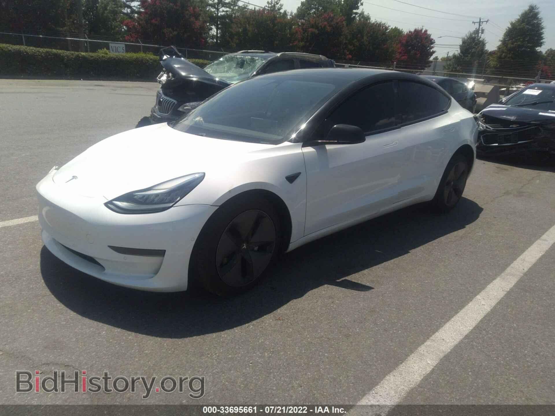 2020 TESLA MODEL 3 - VIN: 5YJ3E1EAXLF706940 - Фото 2