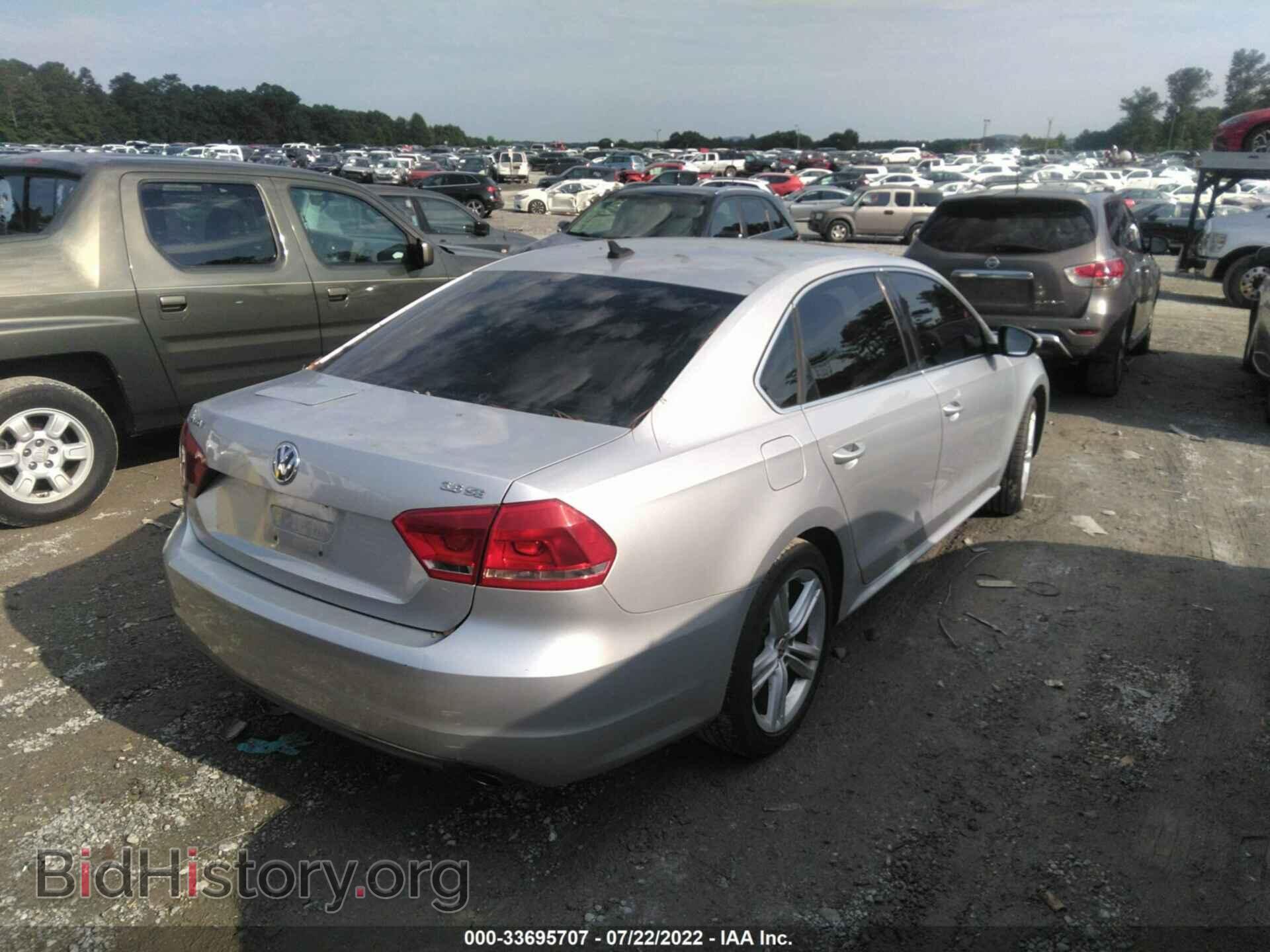 2012 VOLKSWAGEN PASSAT - VIN: 1VWBM7A35CC095024 - Фото 4