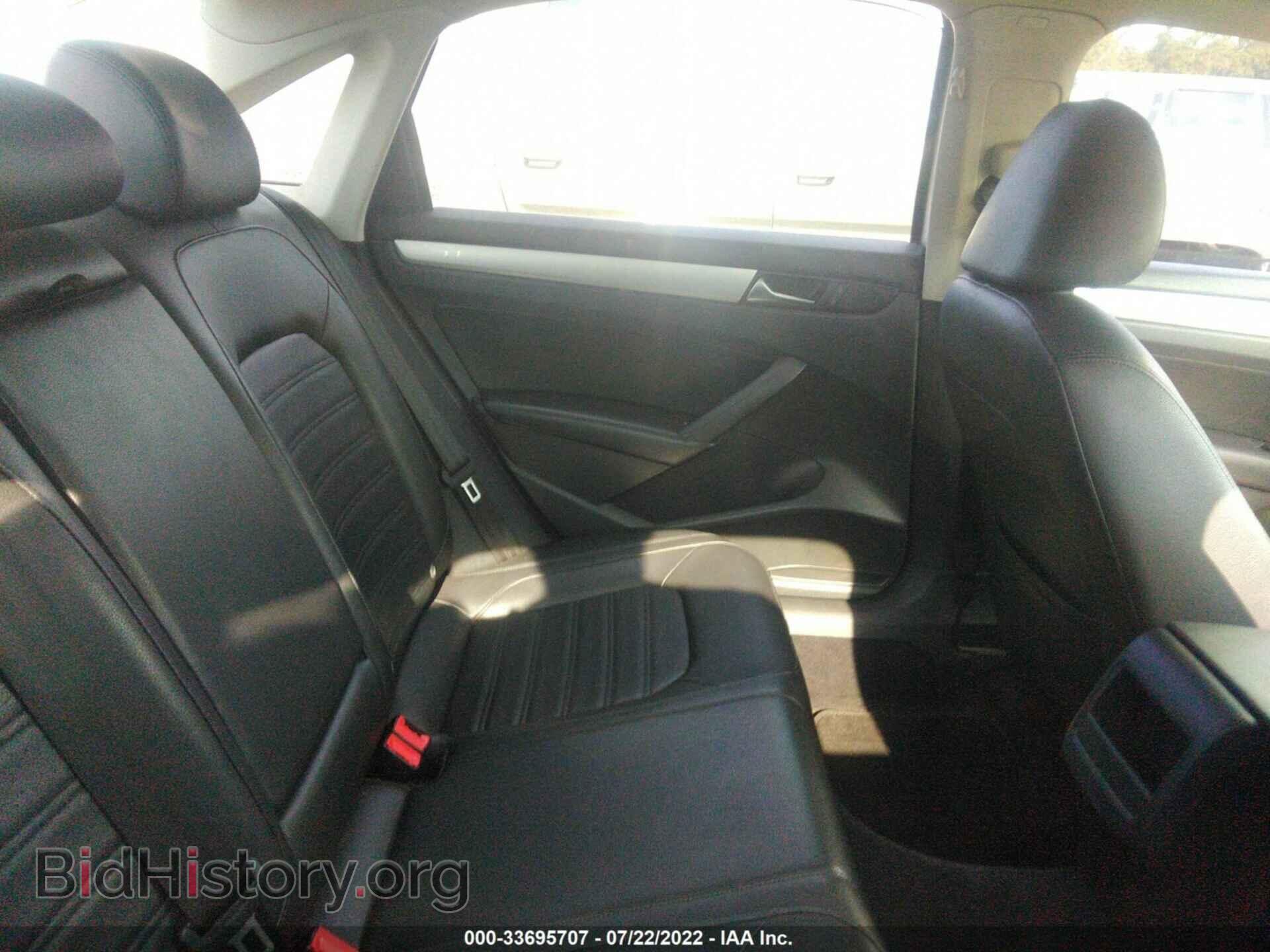 2012 VOLKSWAGEN PASSAT - VIN: 1VWBM7A35CC095024 - Фото 8