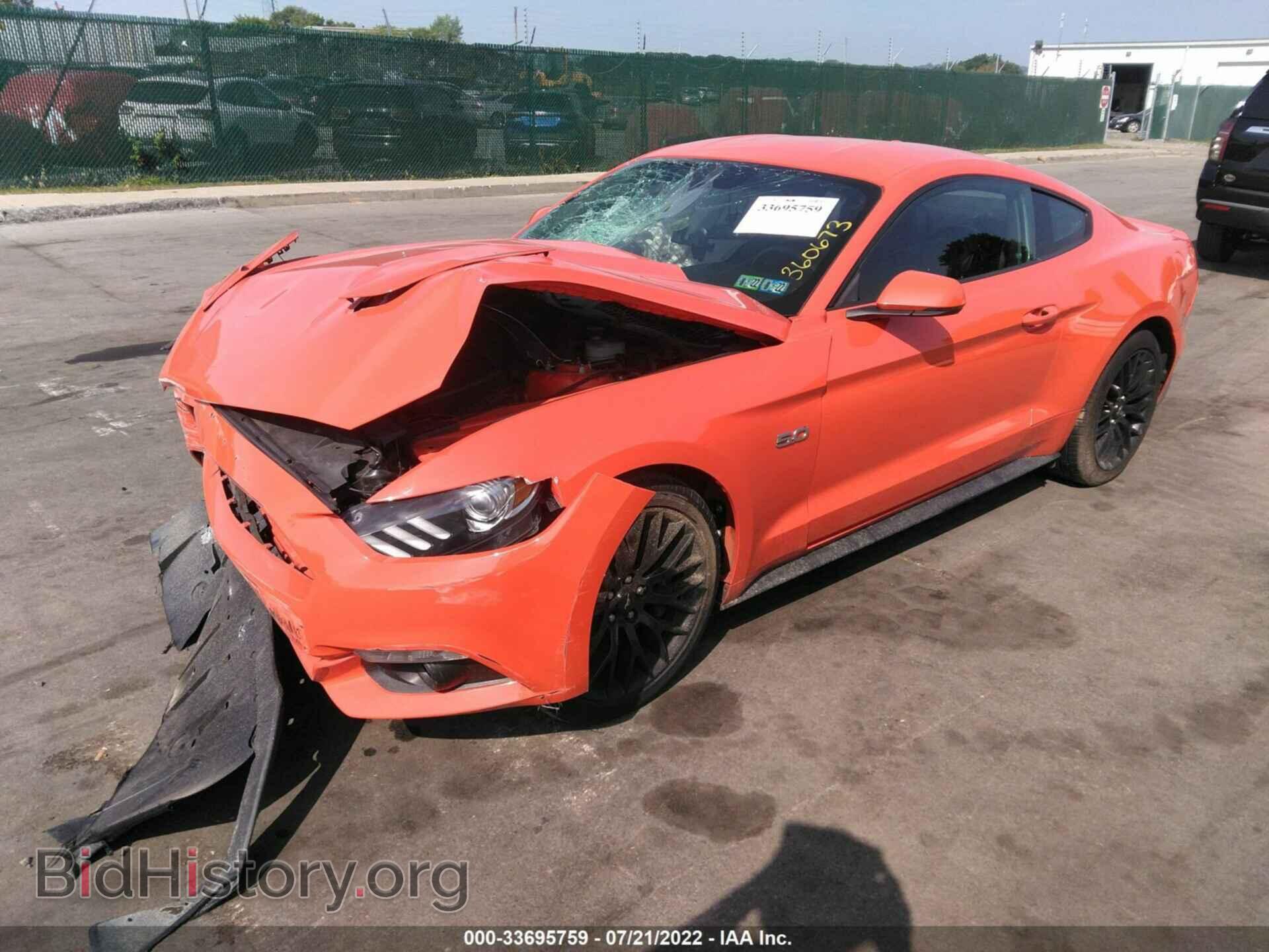 2015 FORD MUSTANG - VIN: 1FA6P8CFXF5360673 - Фото 2