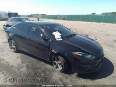 2015 Dodge DART GT, черный — VIN 1C3CDFEB8FD421520, IAAI