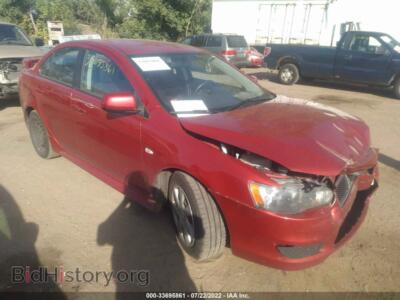 2014 Mitsubishi LANCER ES, красный — VIN JA32U2FU9EU010303, IAAI