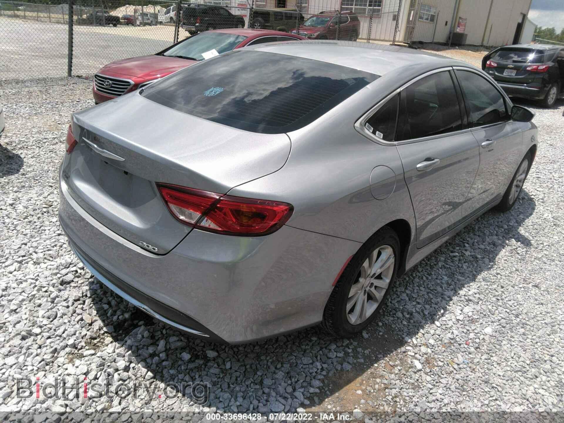 2015 CHRYSLER 200 - VIN: 1C3CCCAB6FN616095 - Фото 4