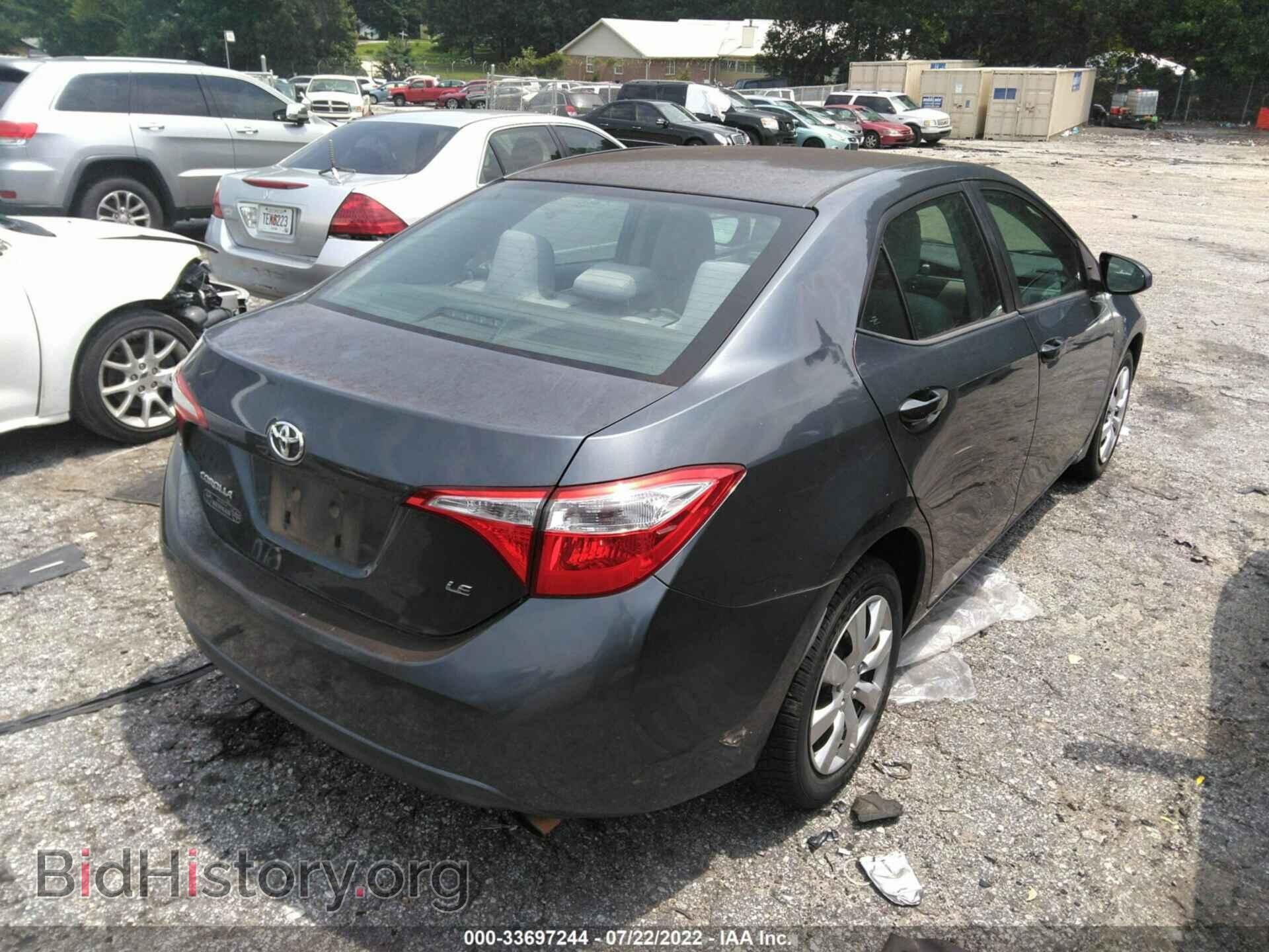 2014 TOYOTA COROLLA - VIN: 2T1BURHE4EC038801 - Фото 4