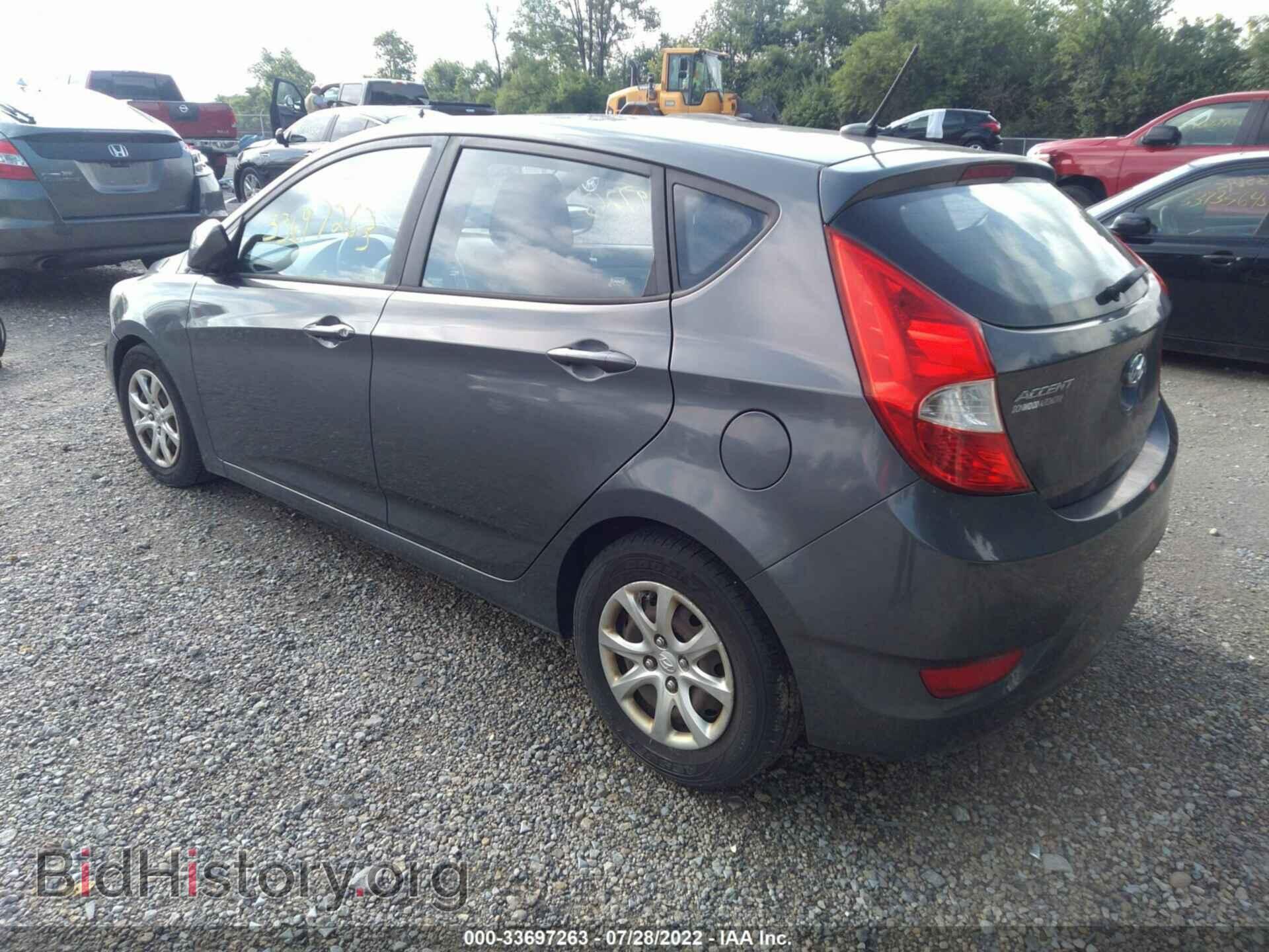 2012 HYUNDAI ACCENT - VIN: KMHCT5AE3CU015936 - Фото 3