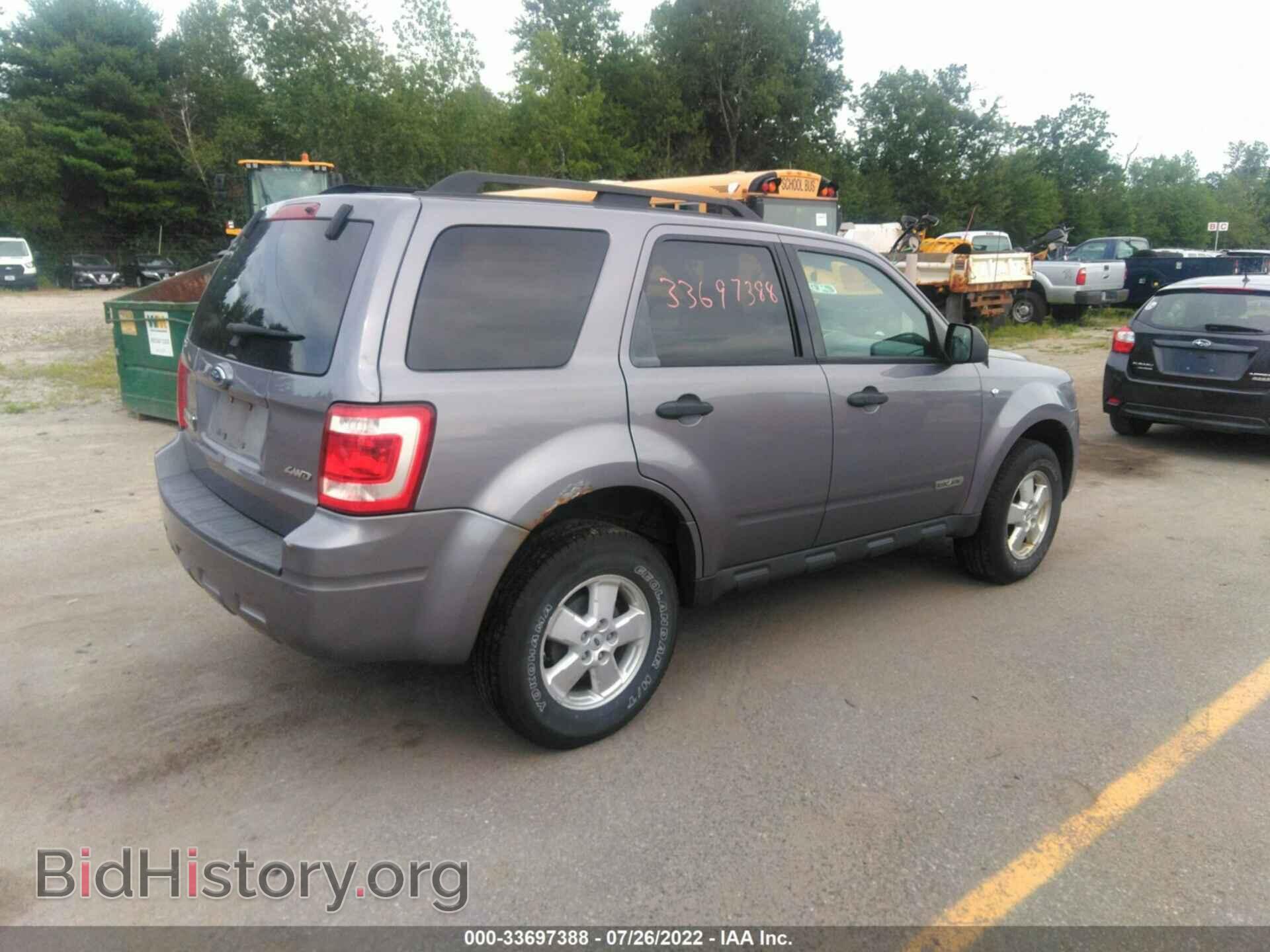 2008 FORD ESCAPE - VIN: 1FMCU93128KC45498 - Фото 4
