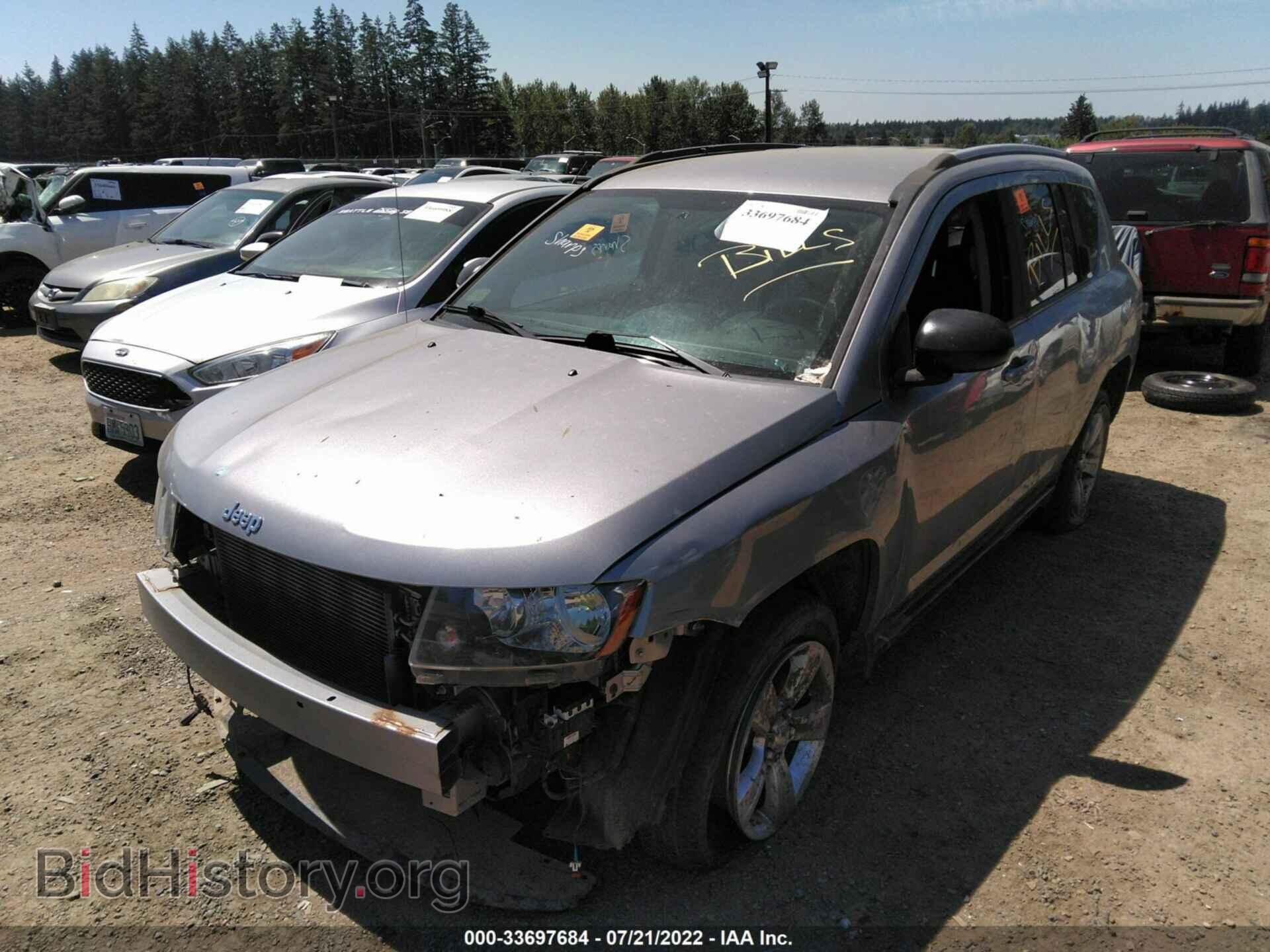 2016 JEEP COMPASS - VIN: 1C4NJDBBXGD718960 - Фото 2