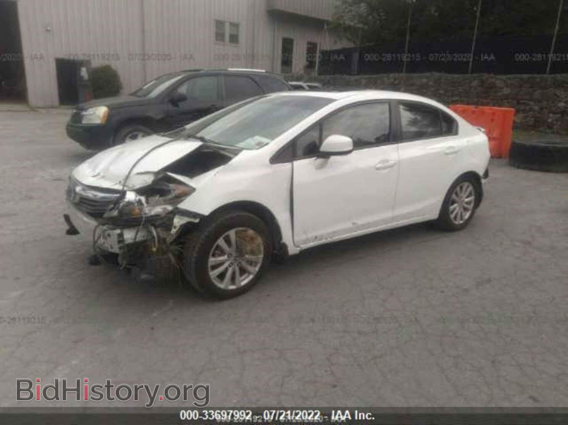 2012 HONDA CIVIC SDN - VIN: 2HGFB2F81CH320085 - Фото 2