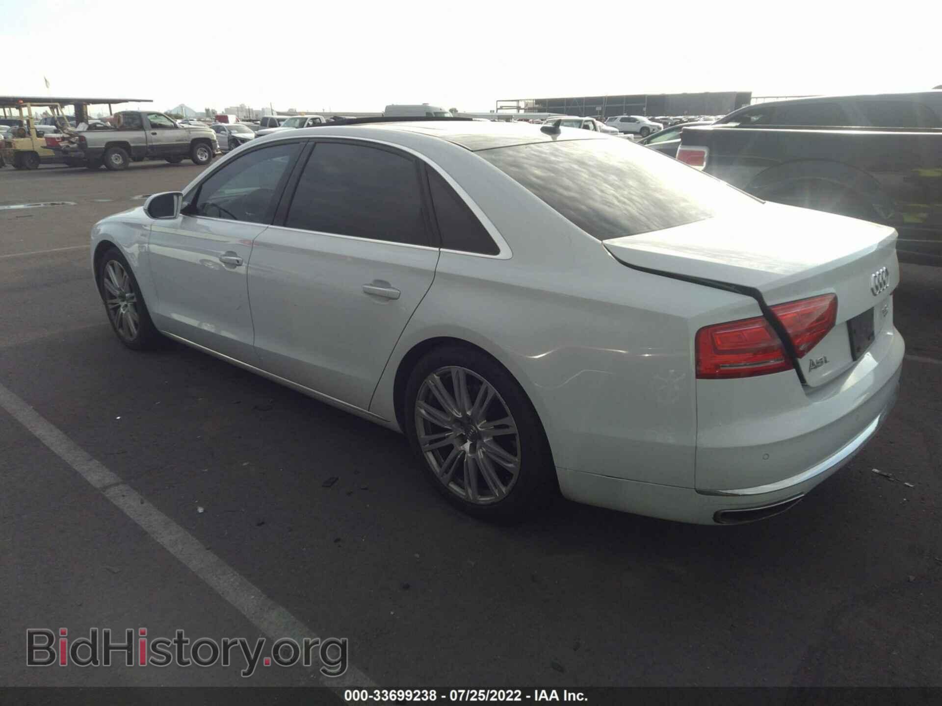 2013 AUDI A8 L - VIN: WAUR4AFD6DN004135 - Фото 3