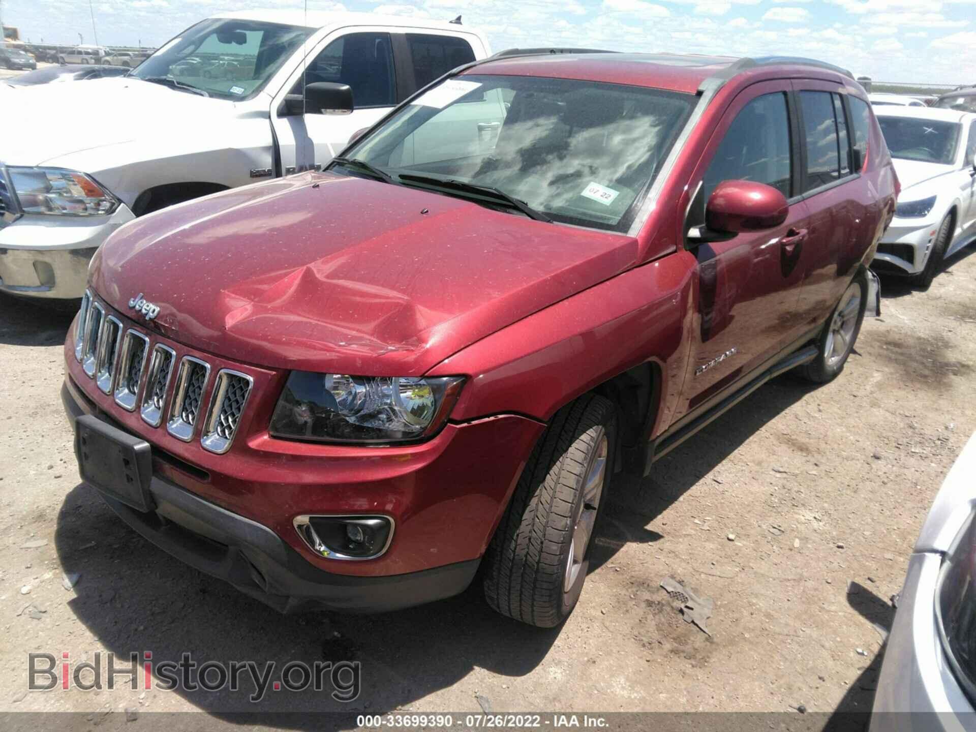 2015 JEEP COMPASS - VIN: 1C4NJDEBXFD358017 - Фото 2