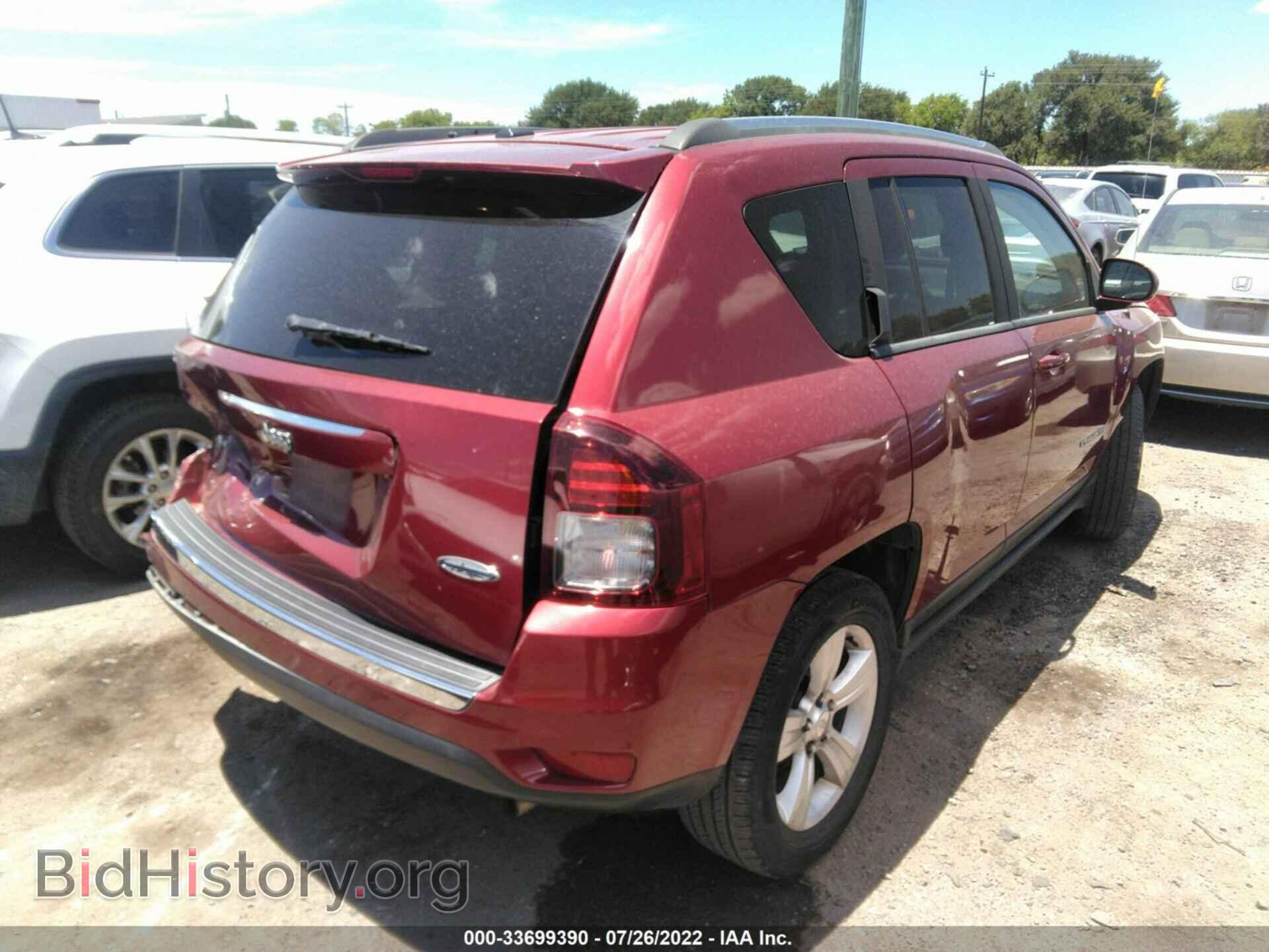 2015 JEEP COMPASS - VIN: 1C4NJDEBXFD358017 - Фото 4