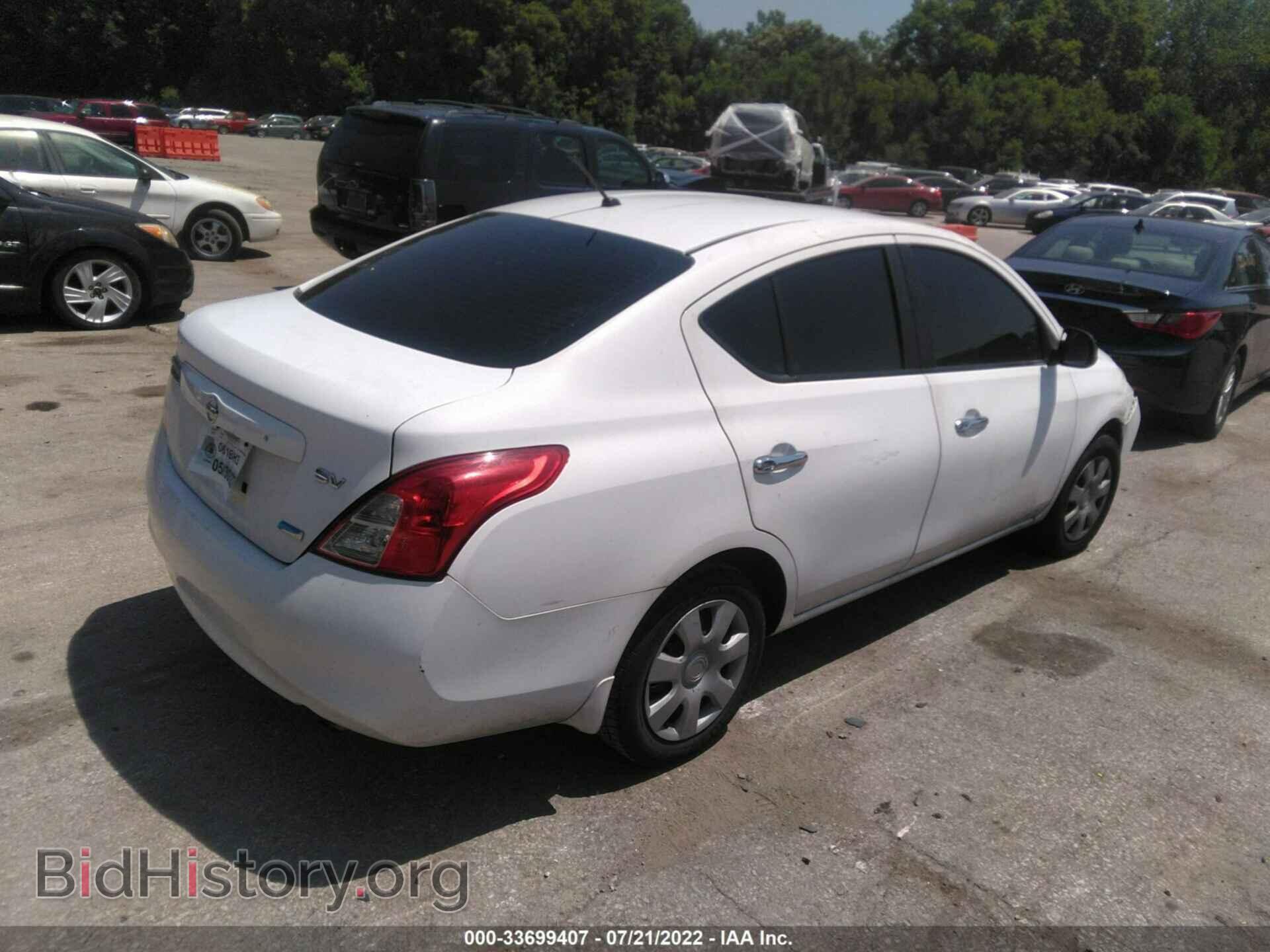 2012 NISSAN VERSA - VIN: 3N1CN7AP6CL895488 - Фото 4