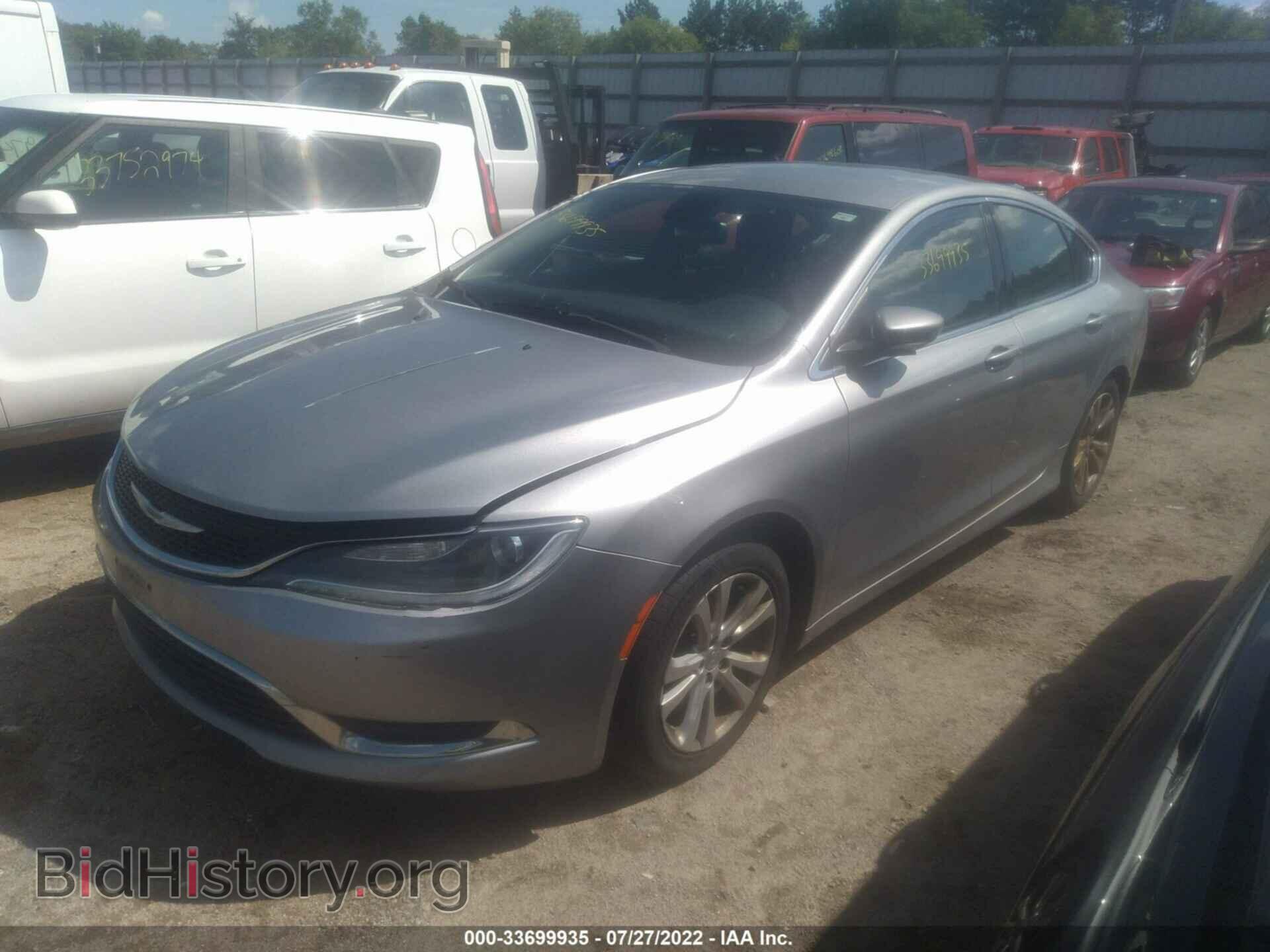 2015 CHRYSLER 200 - VIN: 1C3CCCAB3FN744231 - Фото 2