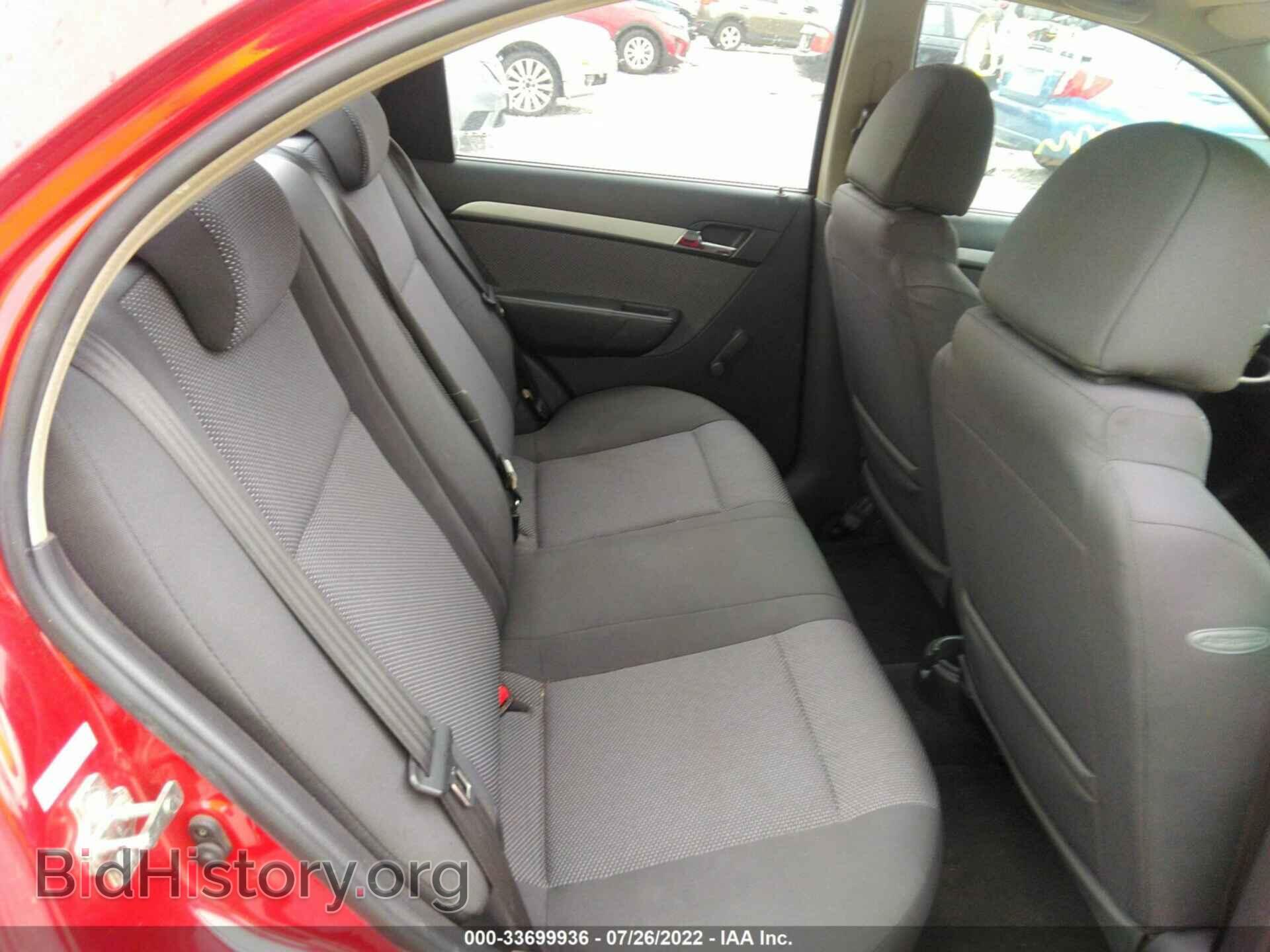 2010 CHEVROLET AVEO - VIN: KL1TD5DE0AB128028 - Фото 8