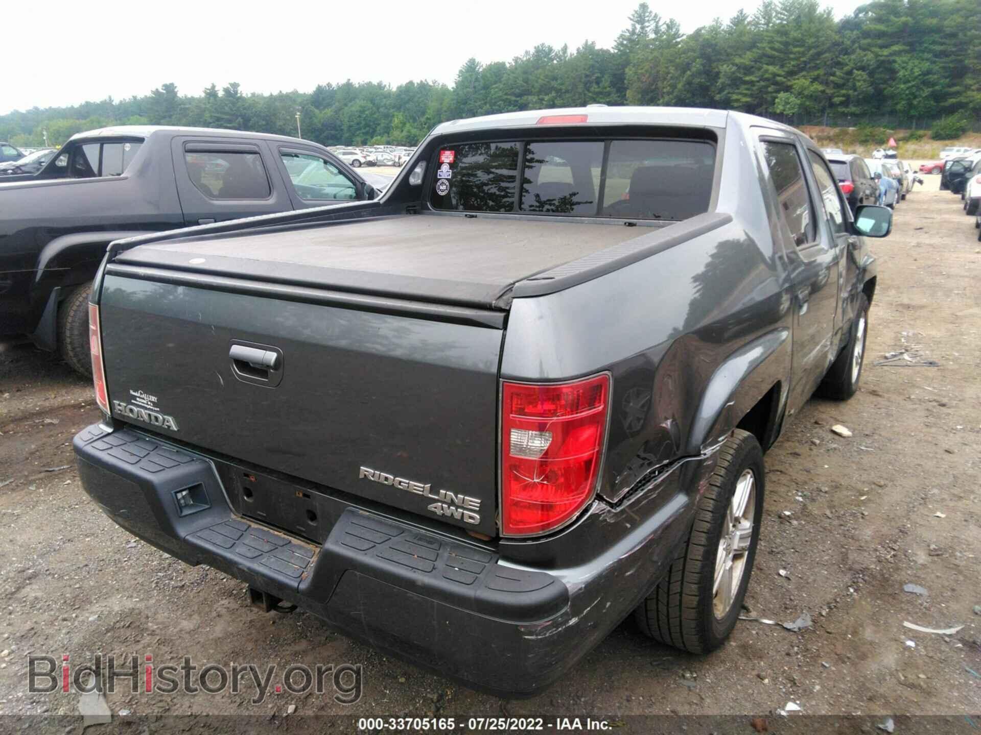 2011 HONDA RIDGELINE - VIN: 5FPYK1F57BB005875 - Фото 4
