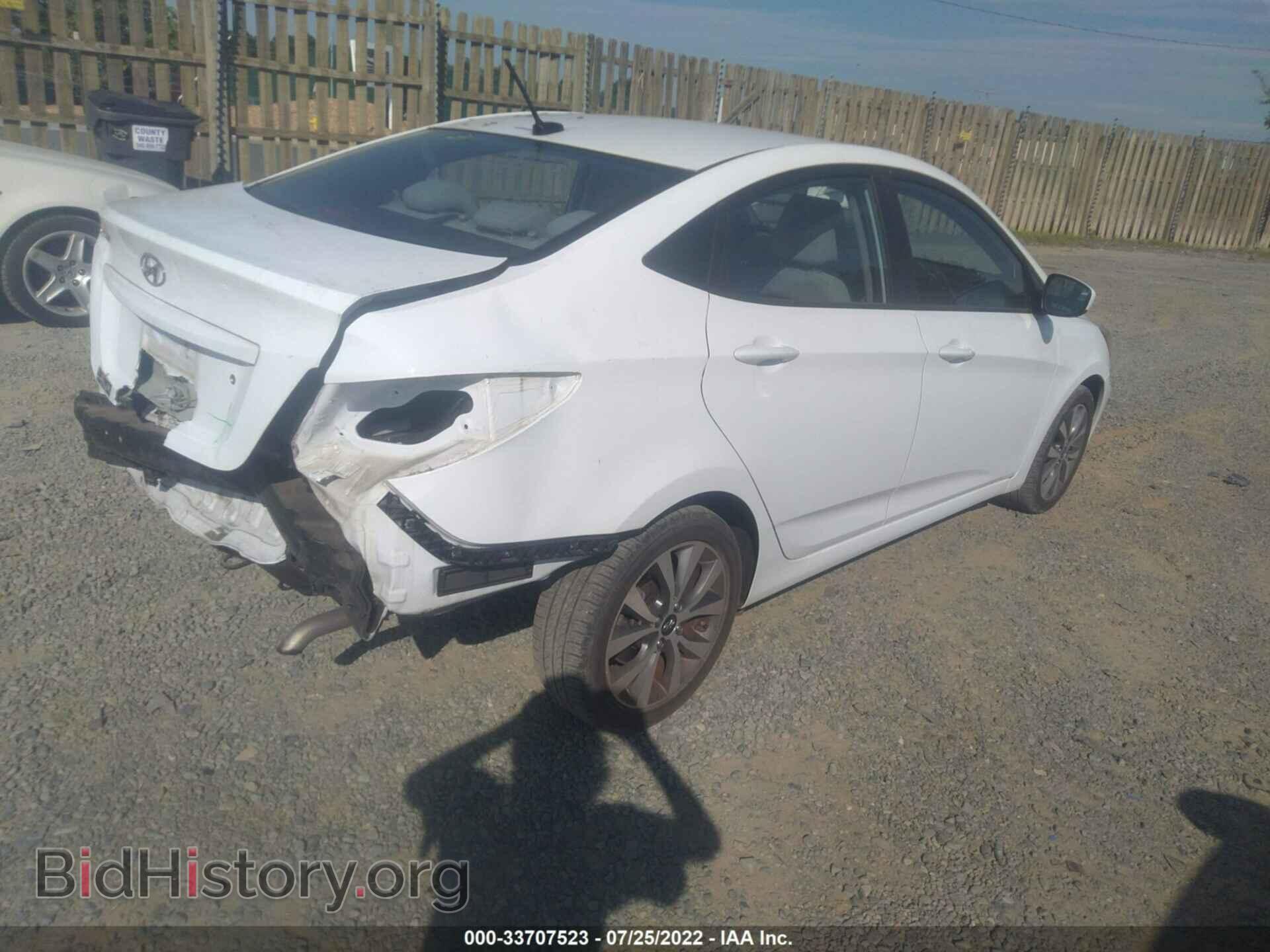 2017 HYUNDAI ACCENT - VIN: KMHCT4AE9HU325302 - Фото 4