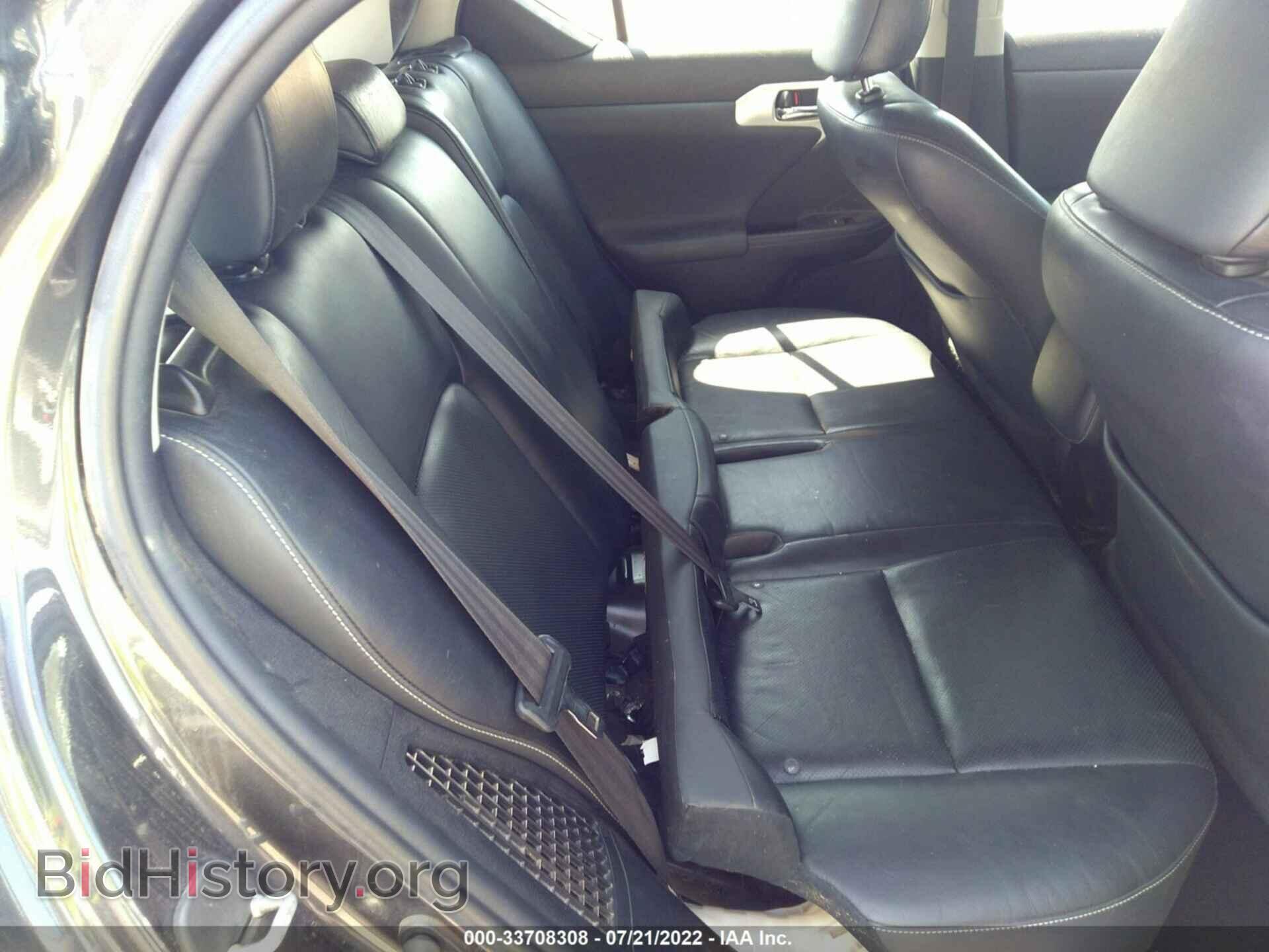 2011 LEXUS CT 200H - VIN: JTHKD5BH1B2022477 - Фото 8