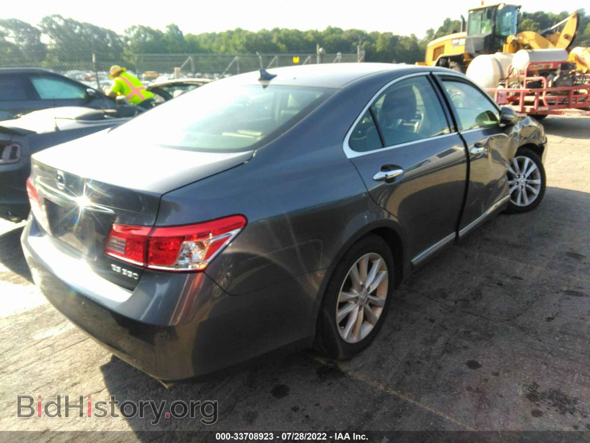 2012 LEXUS ES 350 - VIN: JTHBK1EG5C2473236 - Фото 4