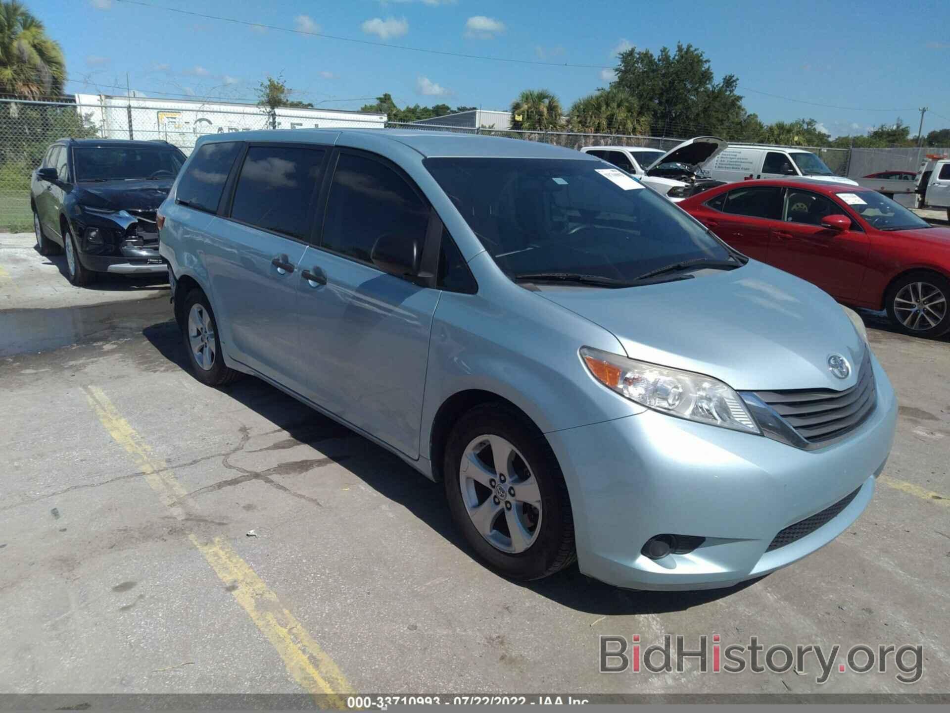 Фотография 5TDZK3DC0FS685470 - TOYOTA SIENNA 2015