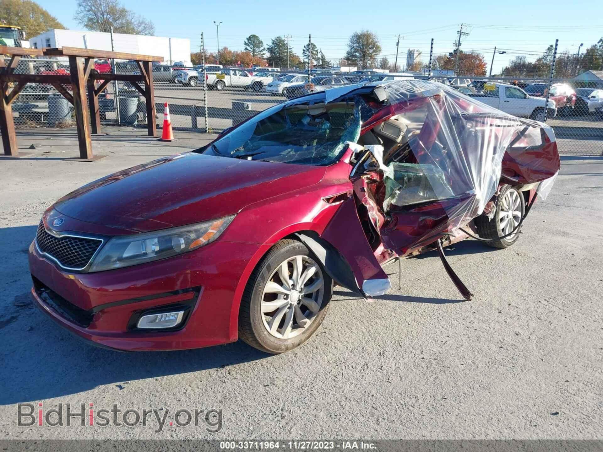 2014 KIA OPTIMA - VIN: 5XXGN4A77EG316620 - Фото 2