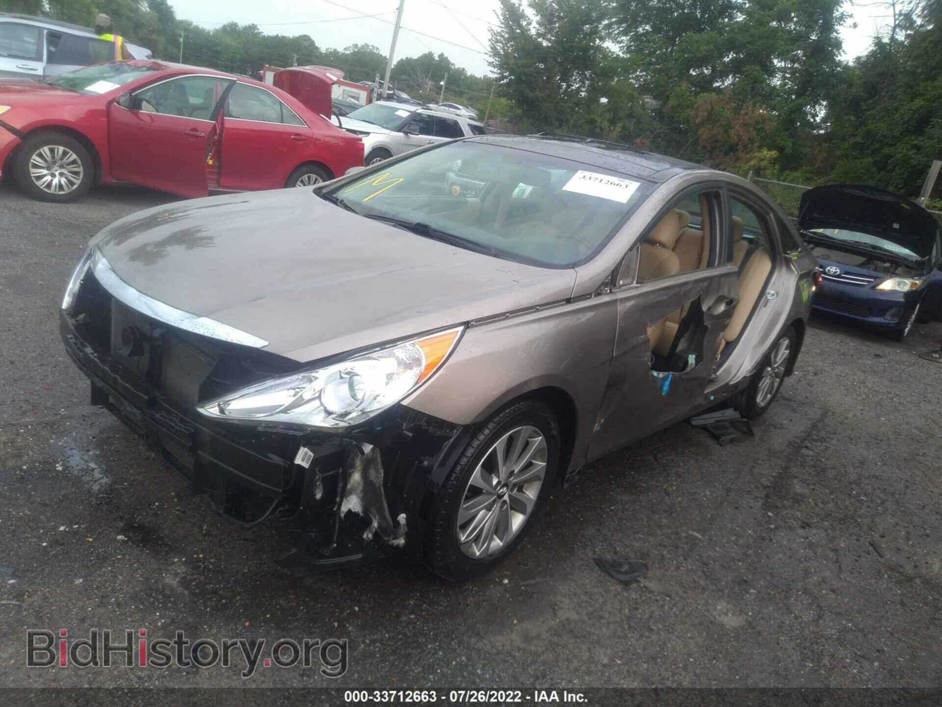 2014 HYUNDAI SONATA - VIN: 5NPEC4AC7EH938083 - Фото 2