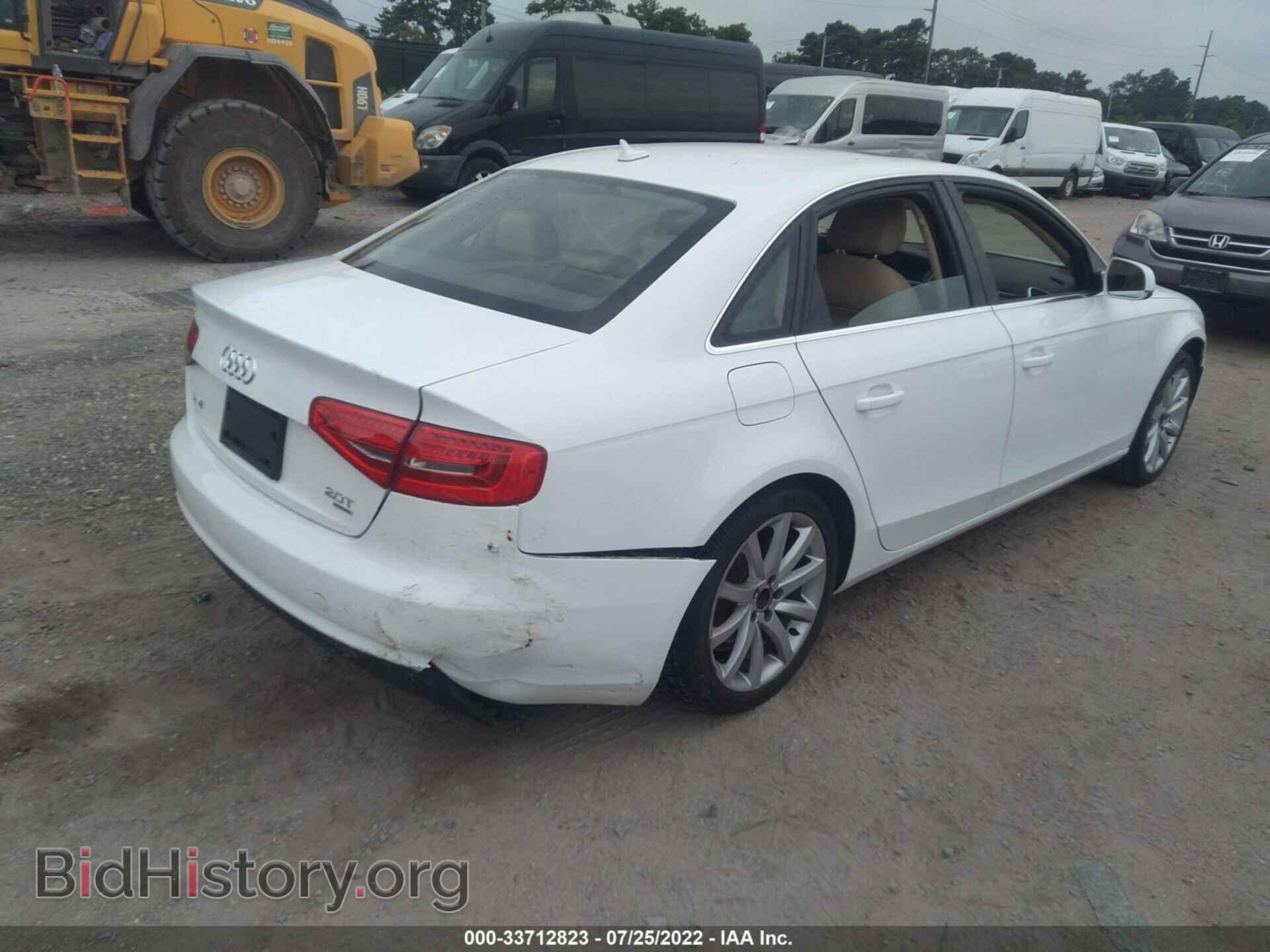 2013 AUDI A4 - VIN: WAUFFAFL1DN016892 - Photo 4