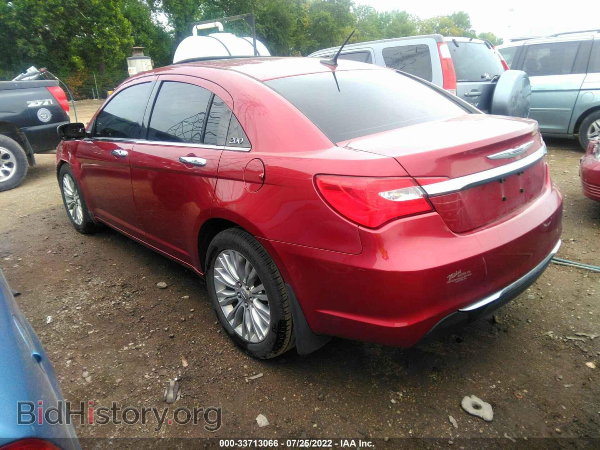 2012 CHRYSLER 200 - VIN: 1C3CCBCG3CN125627 - Фото 3