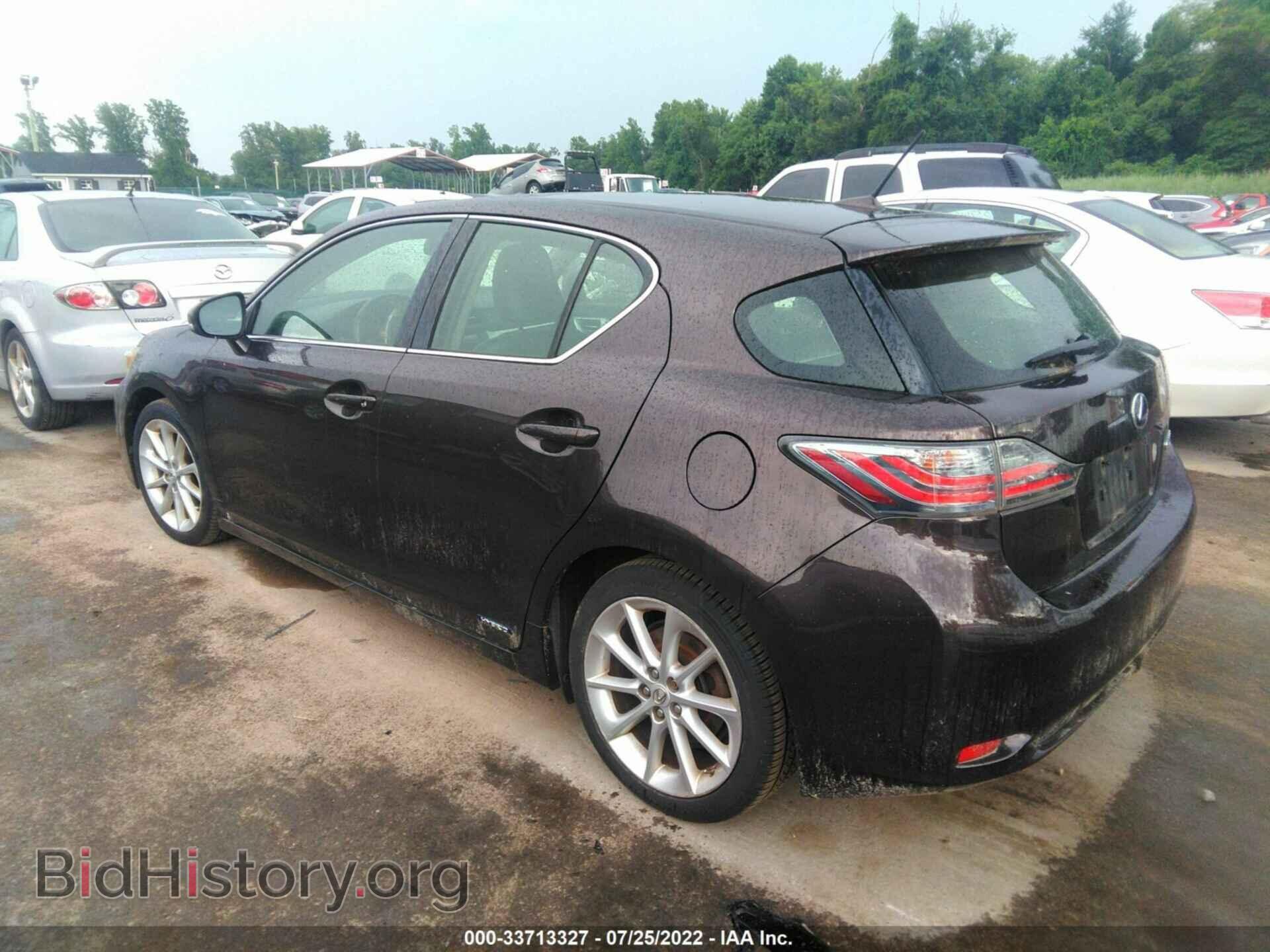 2011 LEXUS CT 200H - VIN: JTHKD5BH7B2046492 - Фото 3