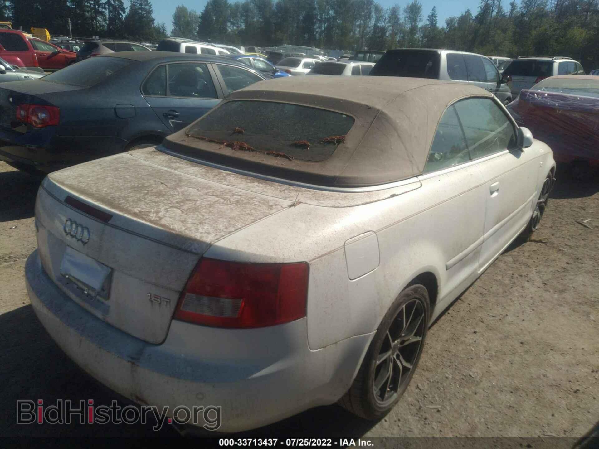2006 AUDI A4 - VIN: WAUAC48H96K007875 - Фото 4