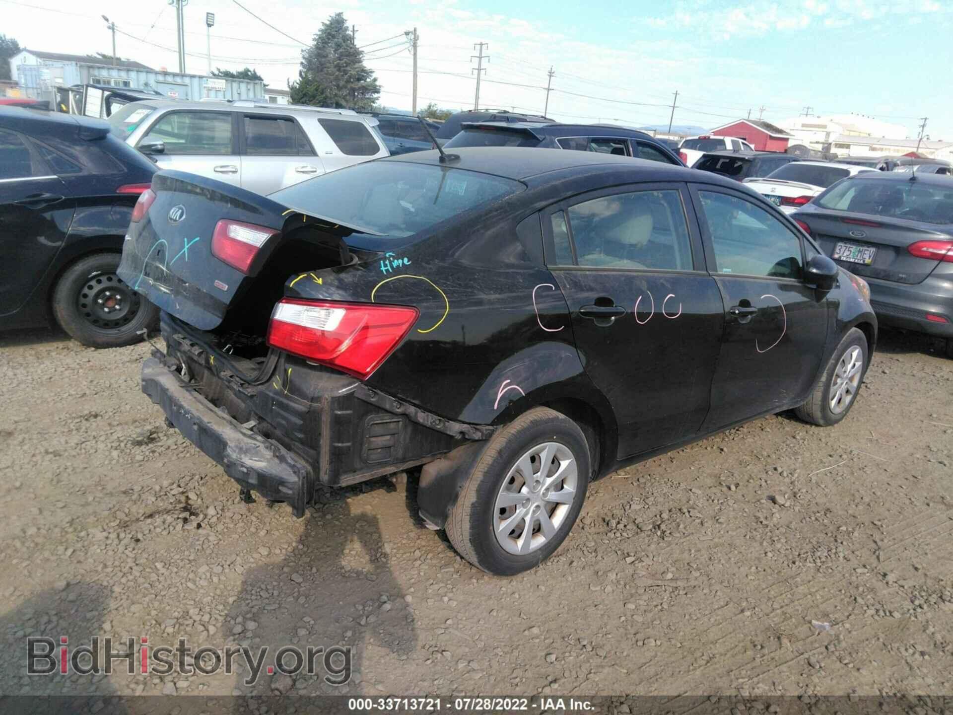 2015 KIA RIO - VIN: KNADM4A3XF6440932 - Фото 4