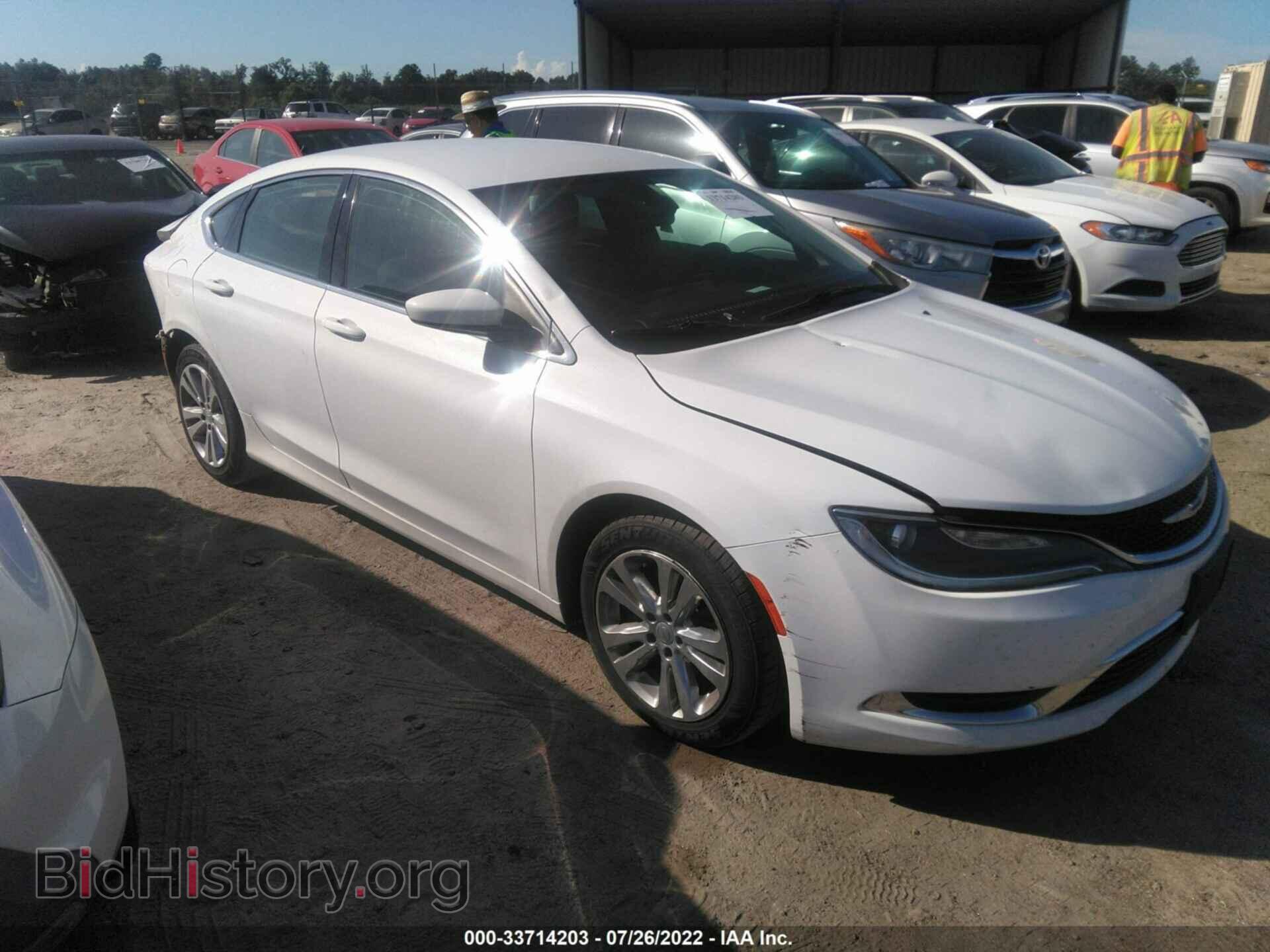 Фотография 1C3CCCAB4GN153343 - CHRYSLER 200 2016