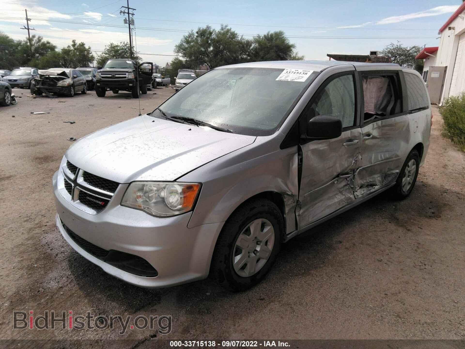 2012 DODGE GRAND CARAVAN - VIN: 2C4RDGBG4CR351695 - Фото 2