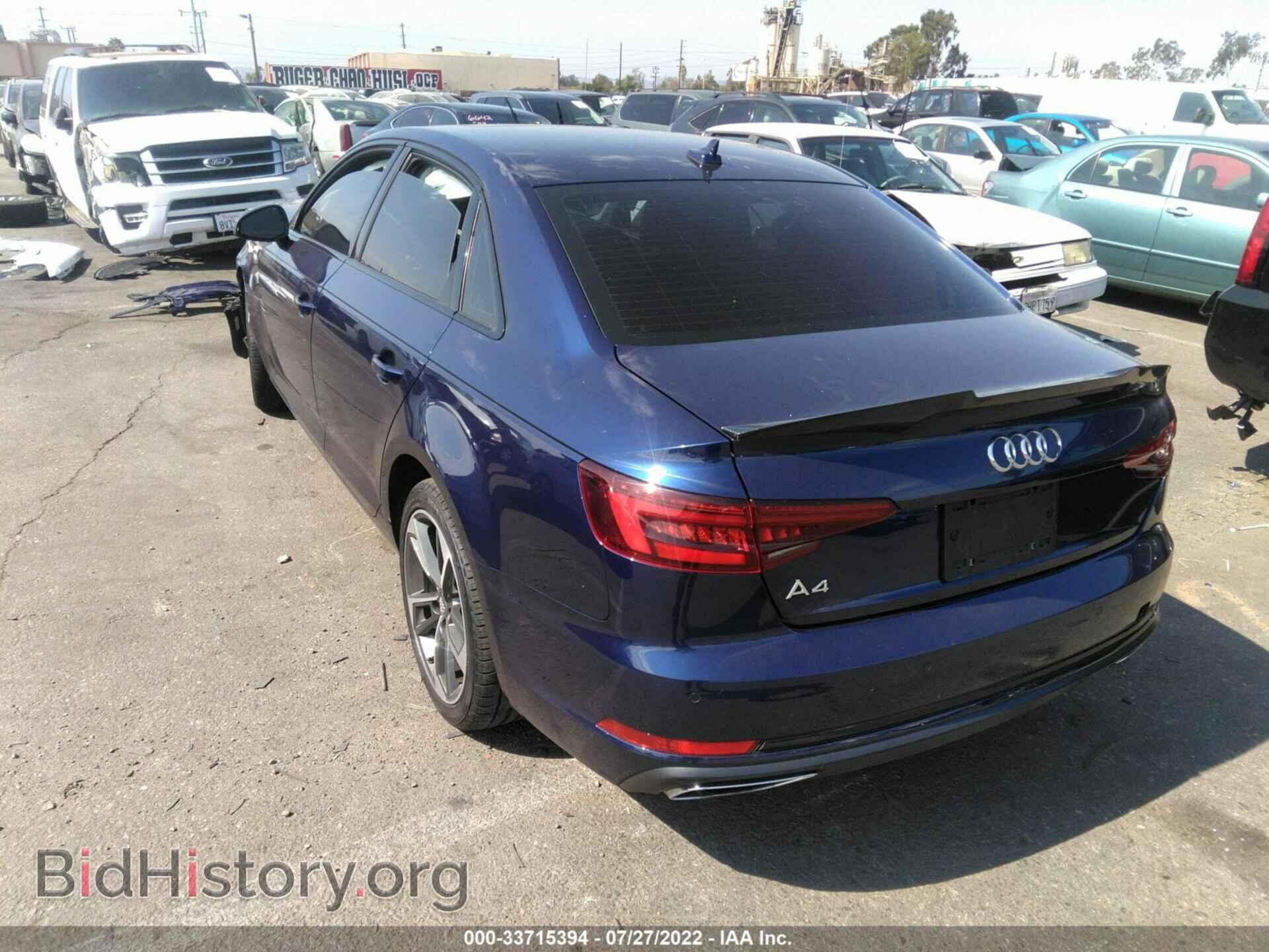 2019 AUDI A4 - VIN: WAUGMAF48KN016520 - Фото 3