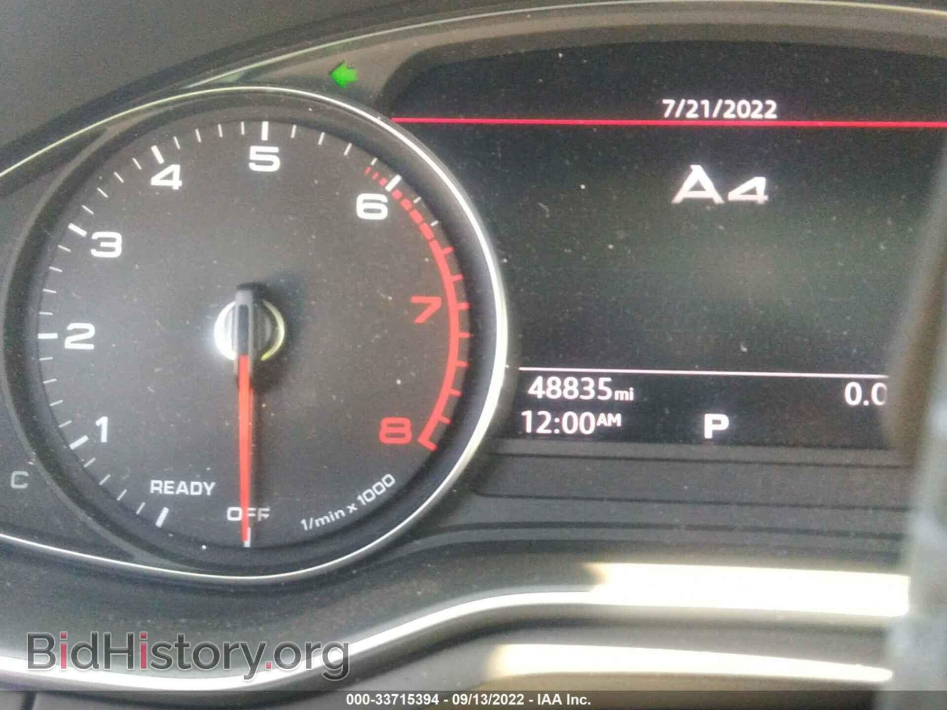 2019 AUDI A4 - VIN: WAUGMAF48KN016520 - Фото 7