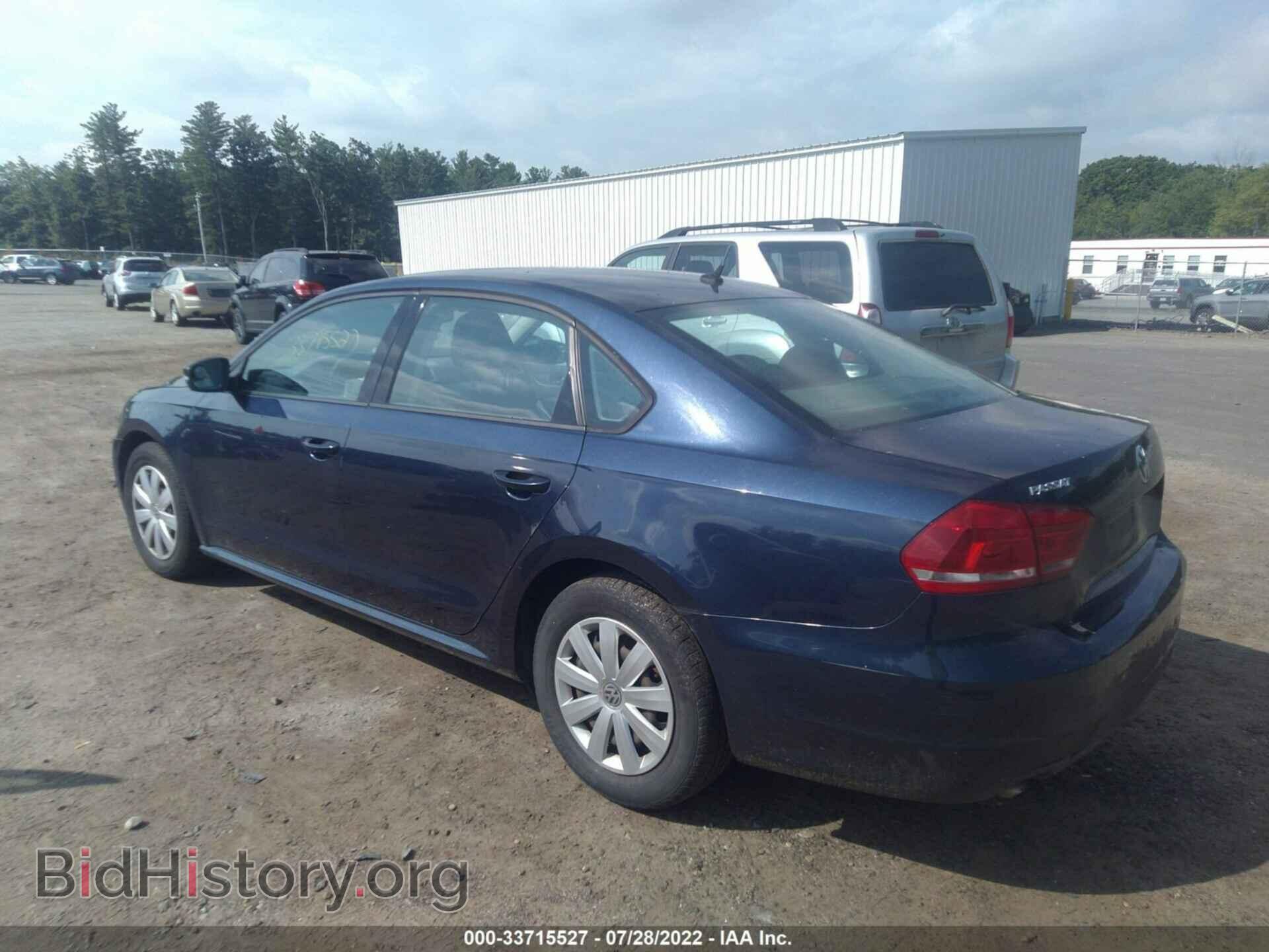 2013 VOLKSWAGEN PASSAT - VIN: 1VWAP7A33DC104842 - Photo 3