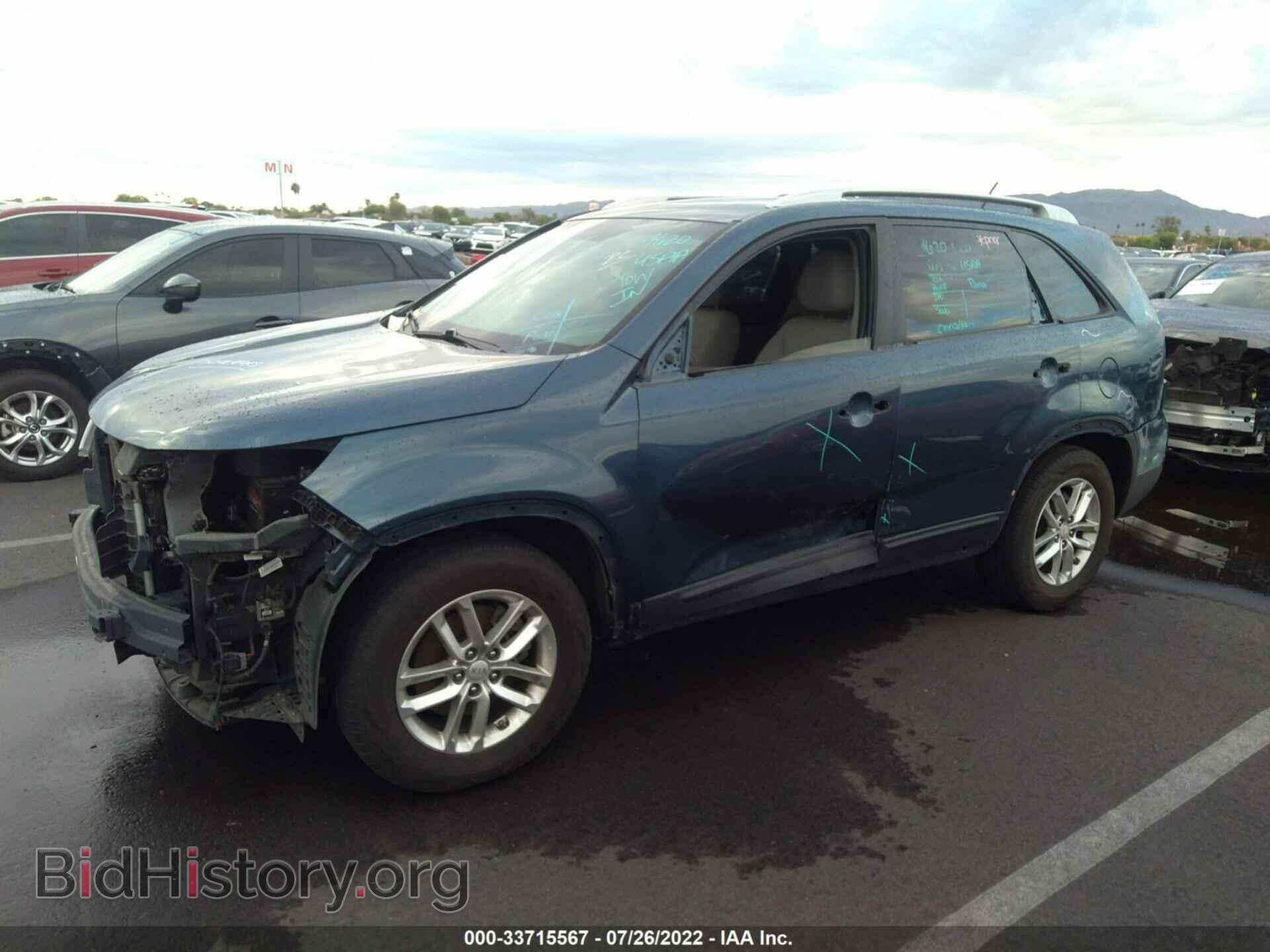 2014 KIA SORENTO - VIN: 5XYKT4A66EG432863 - Фото 2