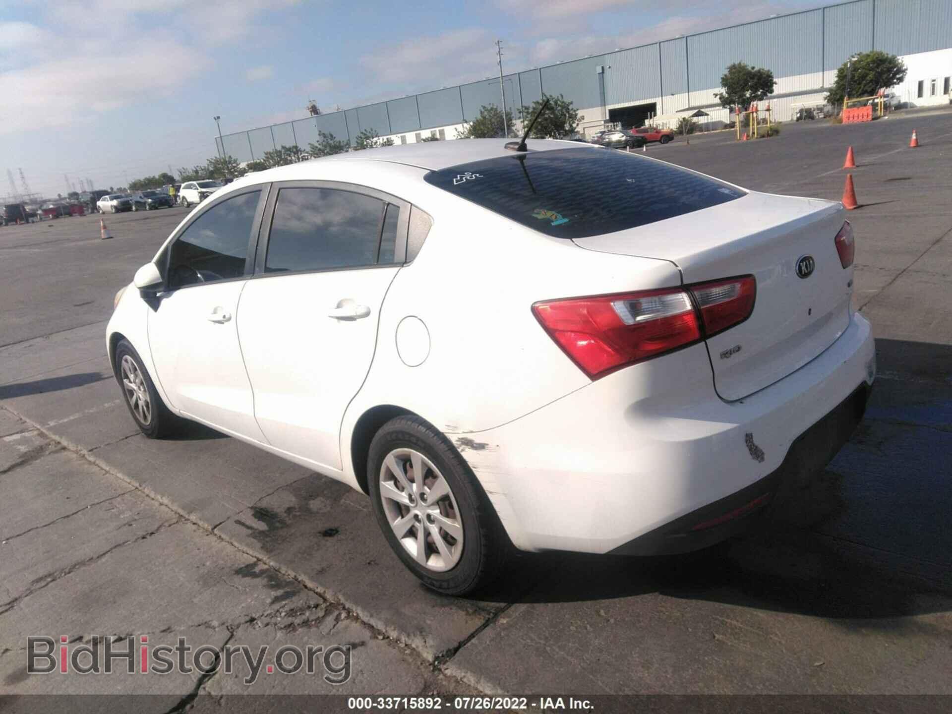2013 KIA RIO - VIN: KNADM4A31D6252152 - Фото 3