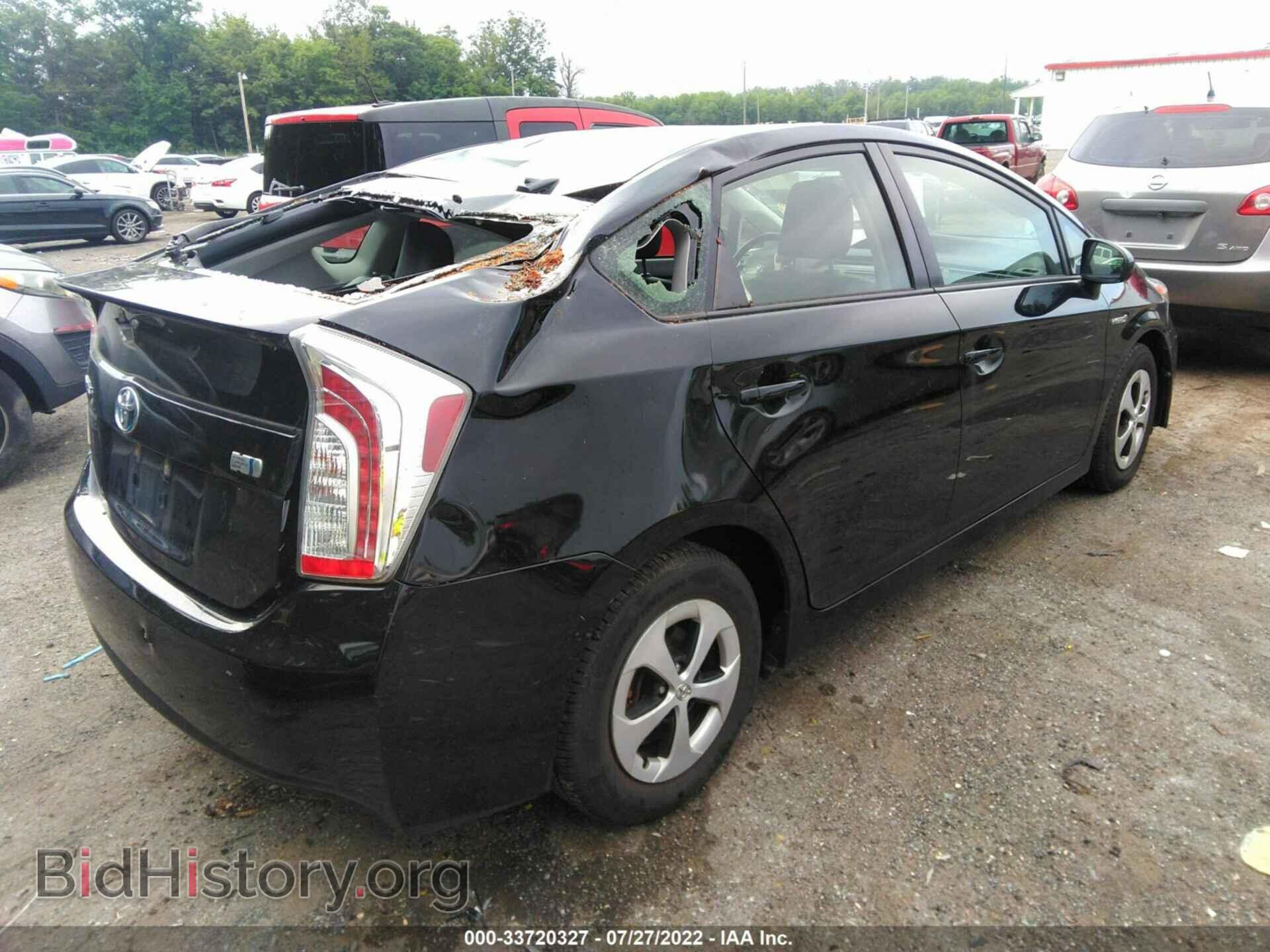 2014 TOYOTA PRIUS - VIN: JTDKN3DU2E0361987 - Фото 4