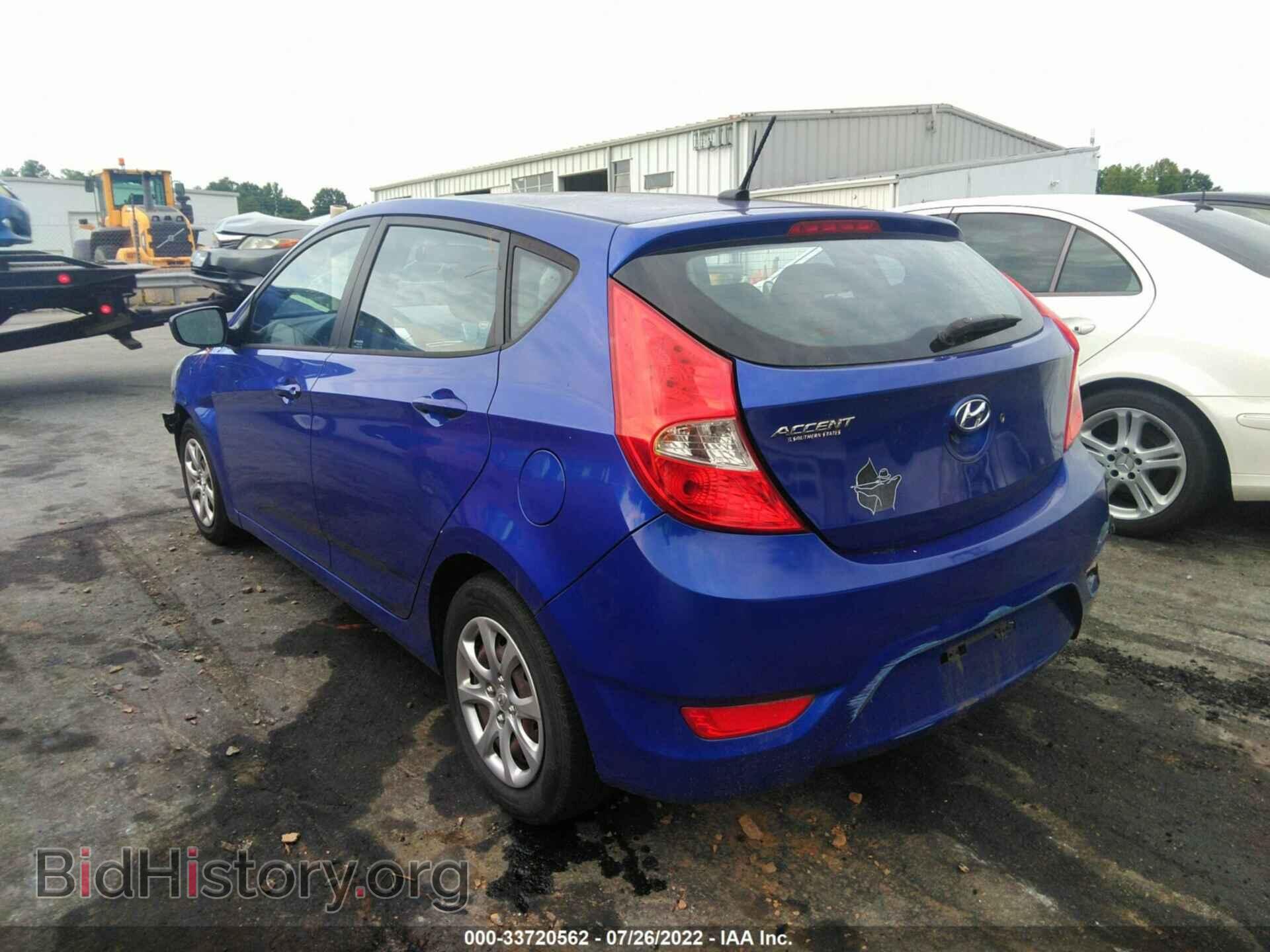 2013 HYUNDAI ACCENT - VIN: KMHCT5AE3DU060327 - Фото 3