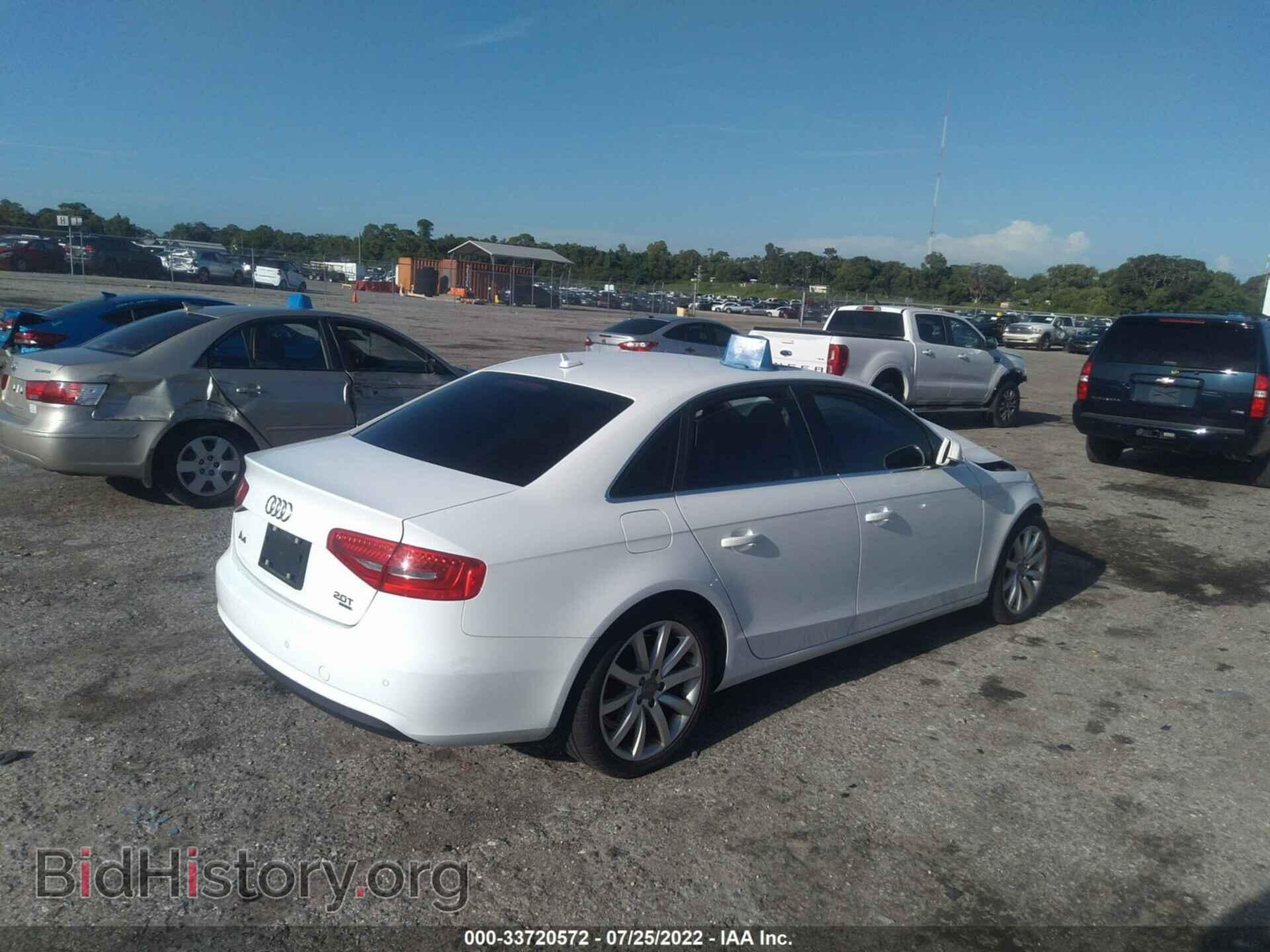 2013 AUDI A4 - VIN: WAUFFAFL2DN018165 - Фото 4