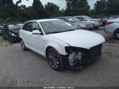 2012 Audi A3 Premium, белый — VIN WAUBJAFM5CA058803, IAAI