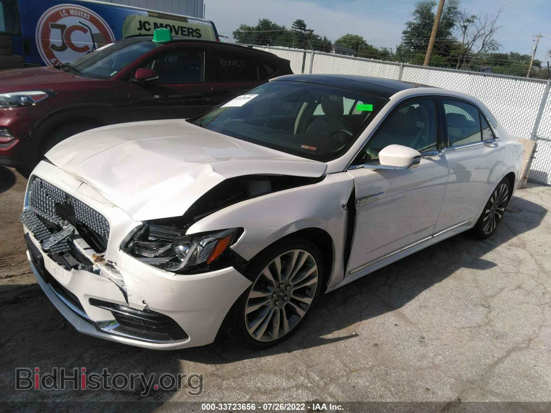 2017 LINCOLN CONTINENTAL - VIN: 1LN6L9TK7H5636654 - Фото 2
