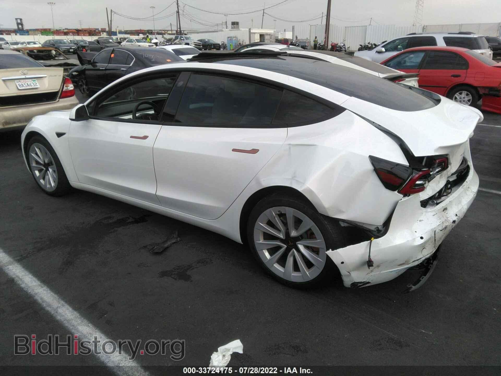 2021 TESLA MODEL 3 - VIN: 5YJ3E1EB7MF990327 - Фото 3